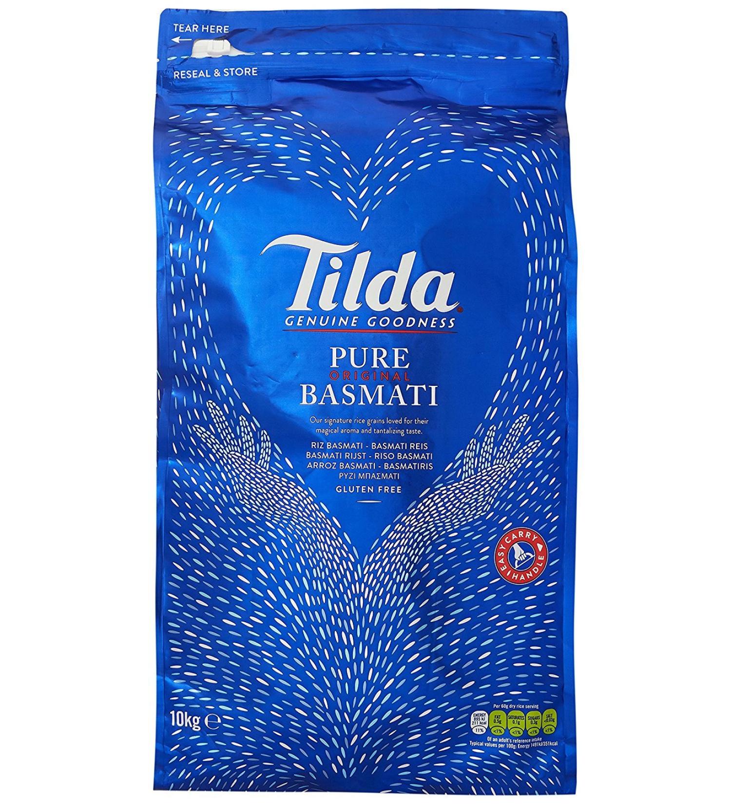Tilda Basmati Rice 10kg Pack - Premium Quality Authentic Flavor | Buy Internationally - Buy Online on GoSupps.com