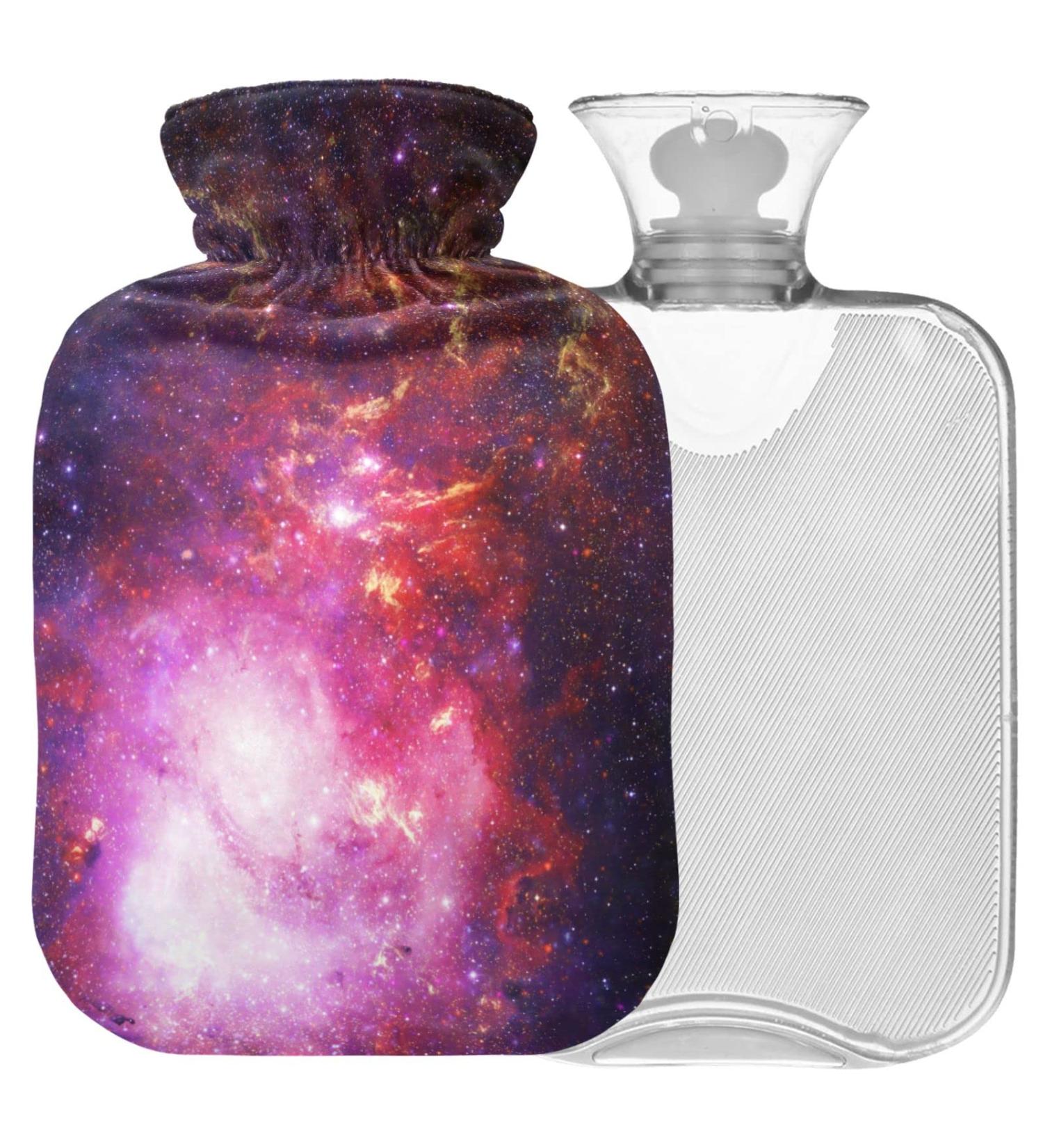 NAANLE LILA GALACHY FEE 1L Herm Bottle - Transparent Hot Water Bottle & Hand/Foot Warmer for Pain Relief & Cold Therapy - Buy Online on GoSupps.com