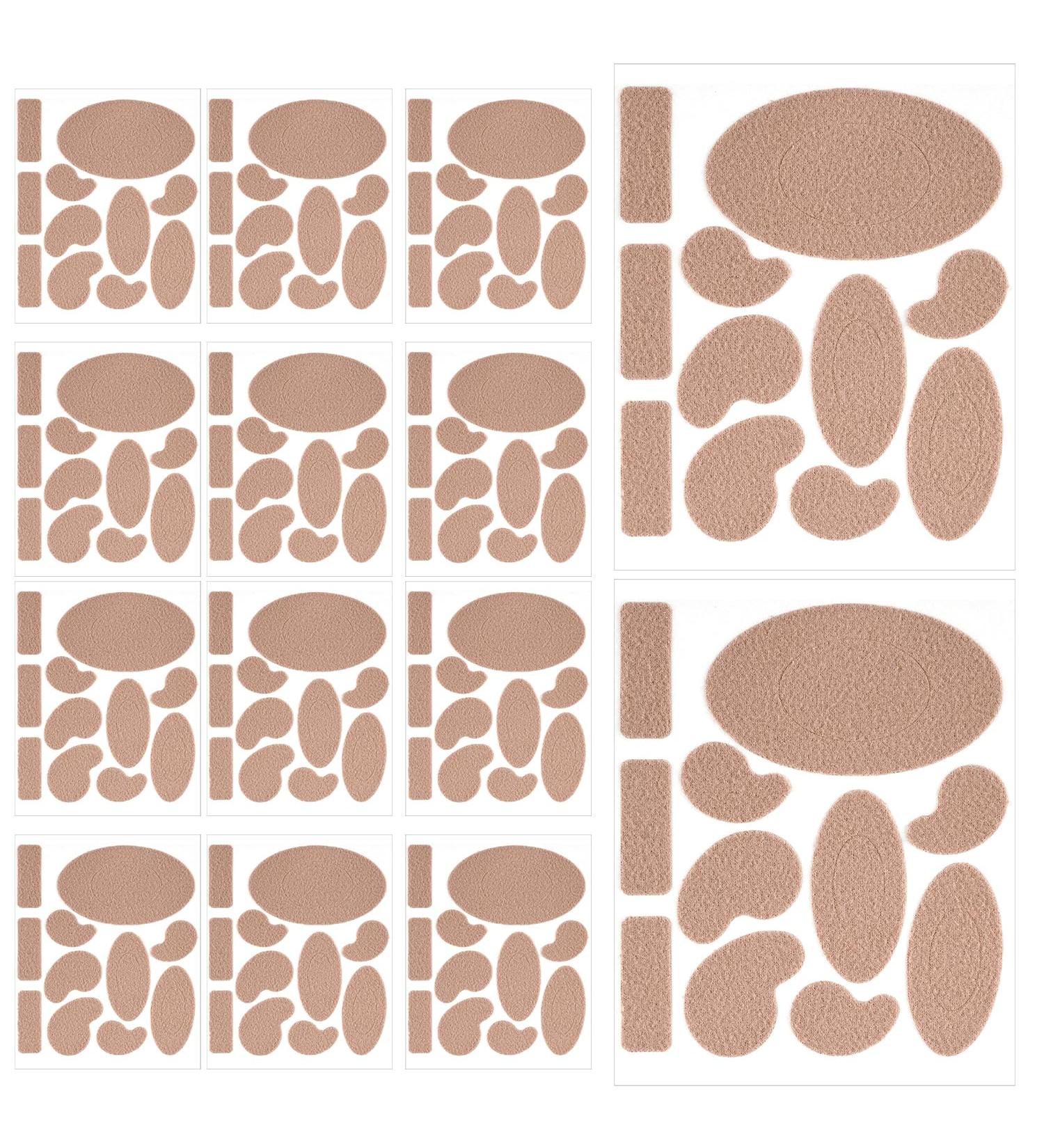 14 Sheets Moleskine Pads - Adhesive Blister Prevention & Heel Protection | Moleskin Bladder Pads for All Shapes - Buy Online on GoSupps.com