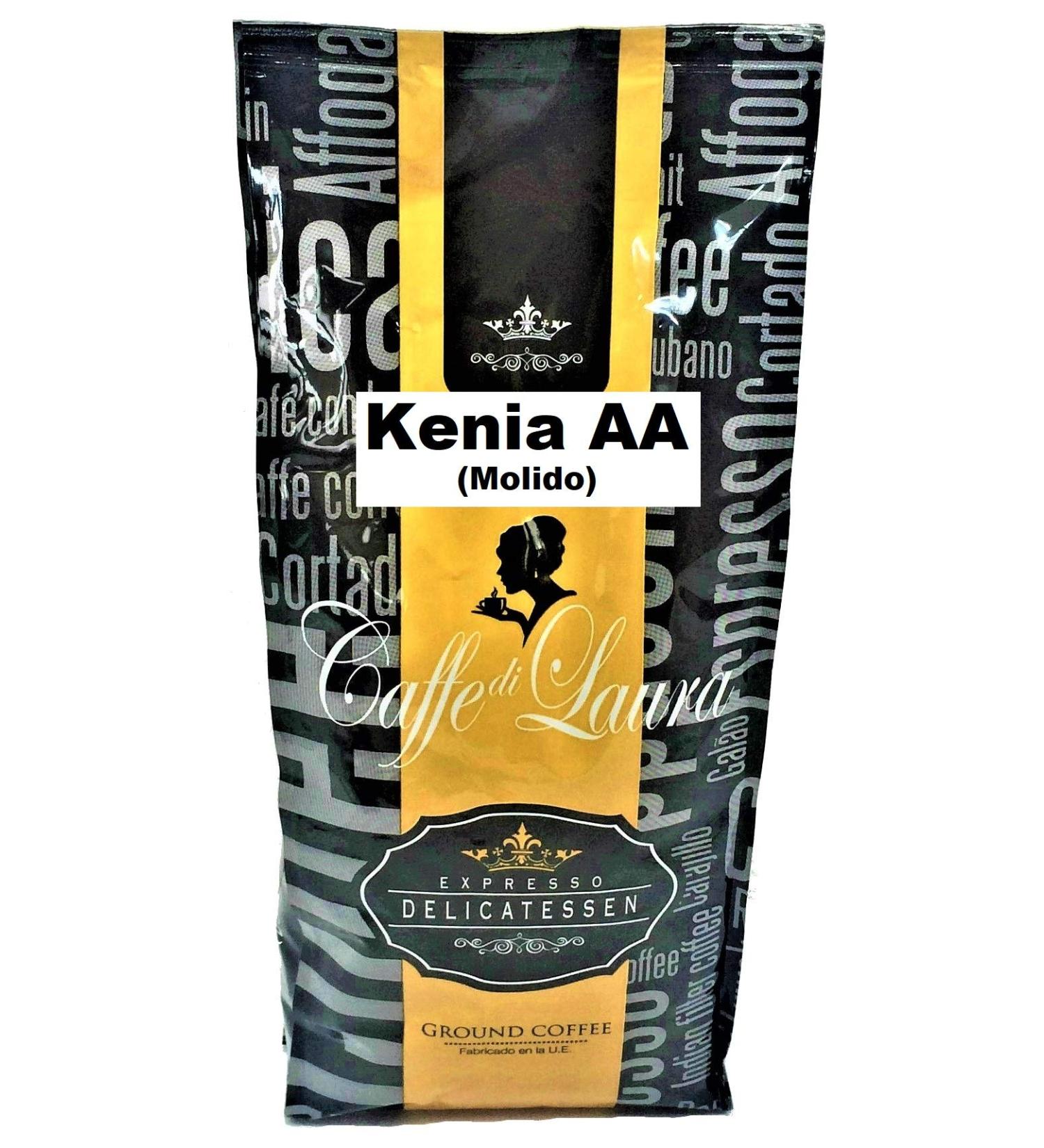  Caffe di Laura Gourmet Selection Coffee "Caffe di Laura " Kenya " AA " in grain or ground. Presentation in tin or bag (Kenia "AA" MOILE in bag 5 x 1 kg) - Buy Online on GoSupps.com