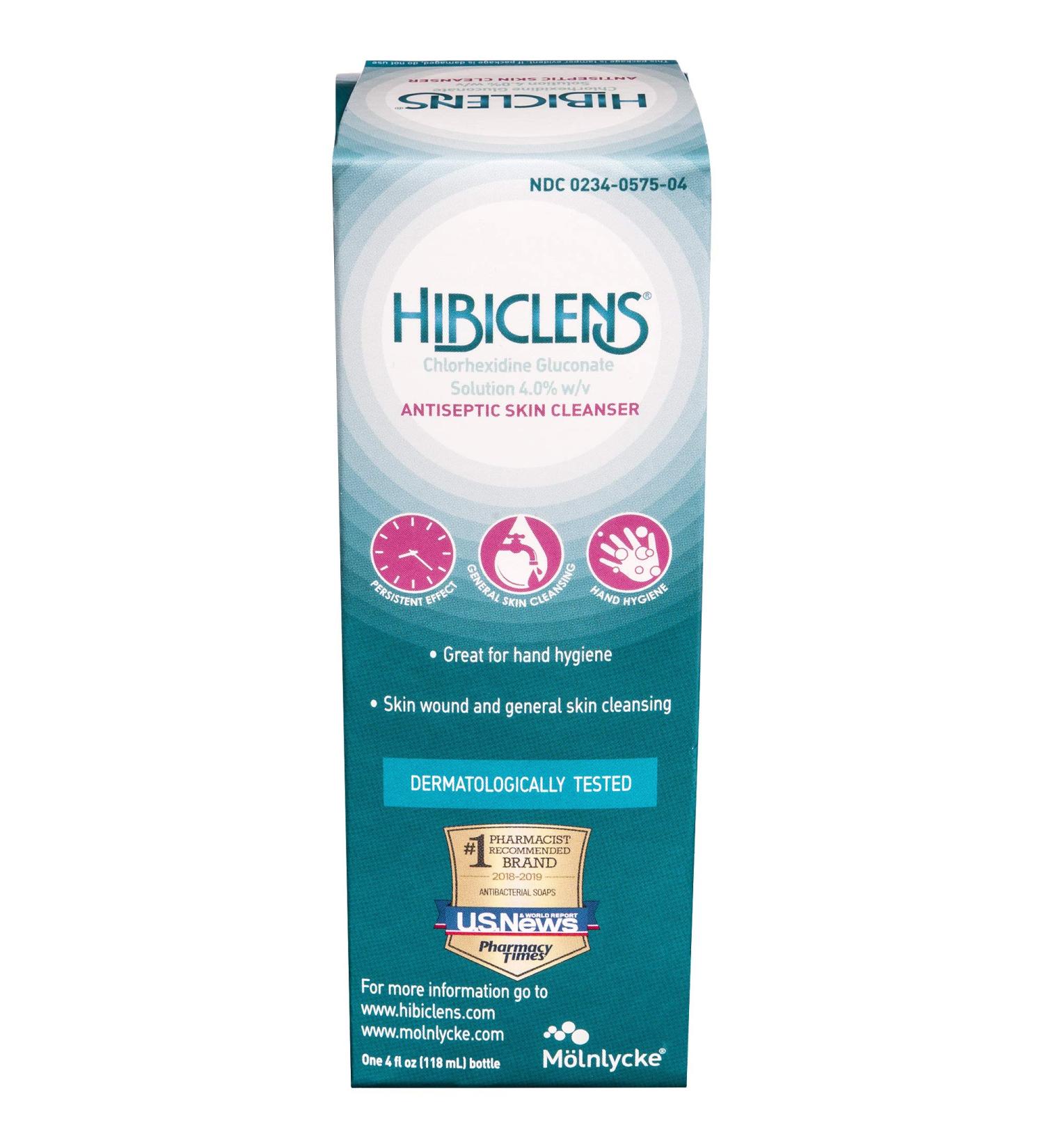 Hibiclens Antimicrobial 4 oz Soap Skin Cleanser - 4% CHG - Home & Hospital Use - 4 Fl Oz - Buy Online on GoSupps.com