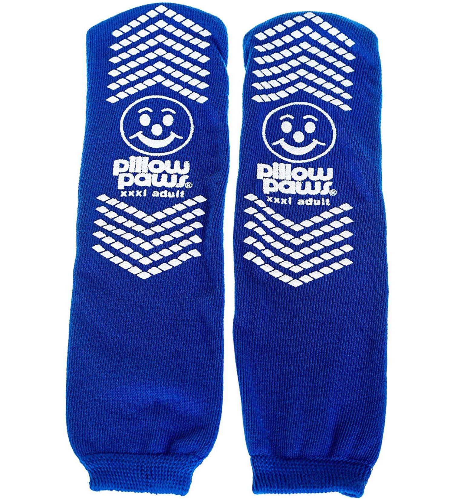 Bariatric Royal Blue Slipper Socks - Pack of 2 | Comfy and Non-Slip - Buy Online on GoSupps.com