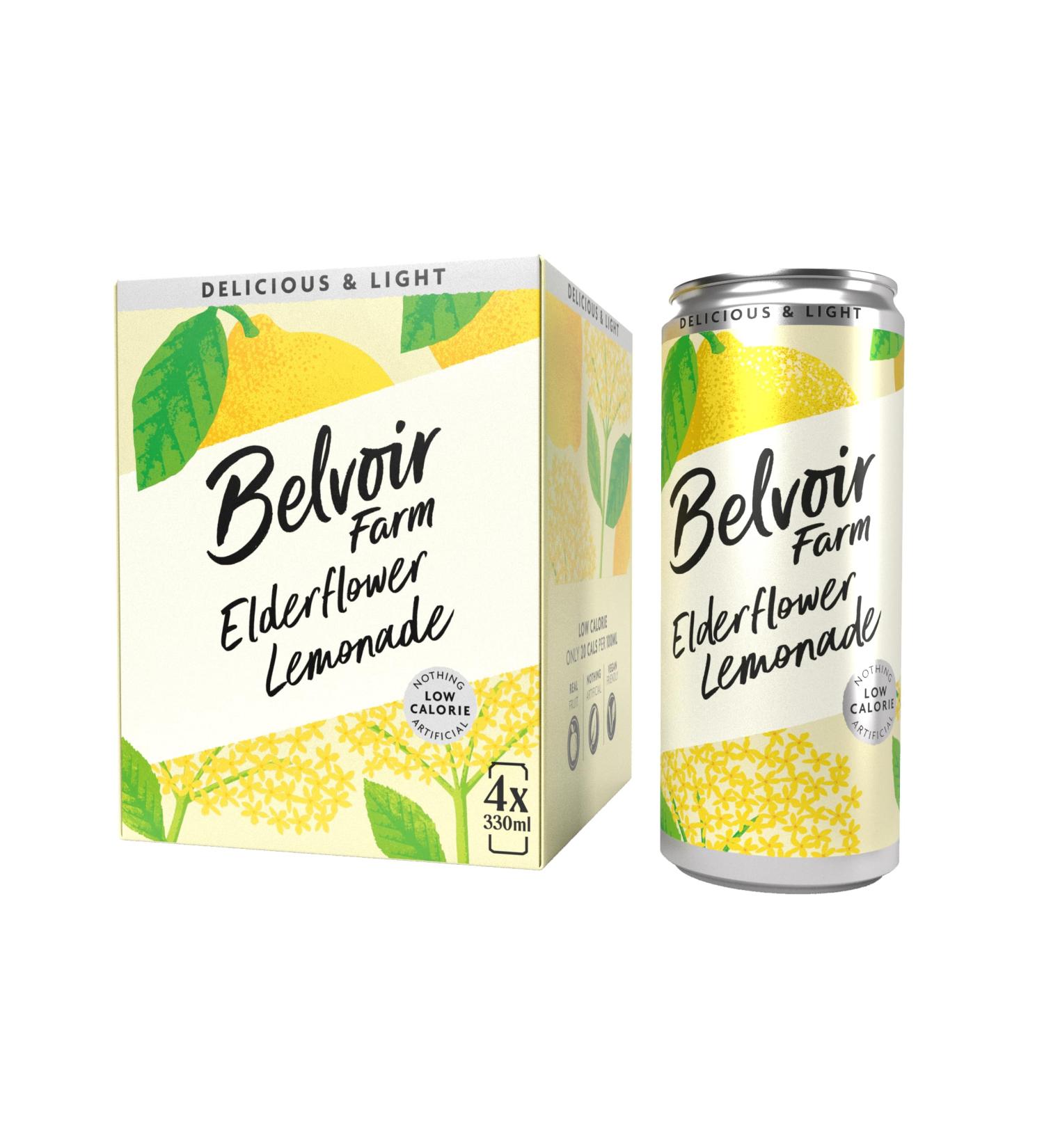 Belvoir Farm - Elderflower Lemonade Delicious and Light Natural Hand-Picked Elderflowers Crafted with Nature Low in Sugar and Calories Gluten Free Suitable for Vegans & Vegetarians 24x330ml Elderflower 7.92 l (Pack of 1) - Buy Online on GoSupps.com