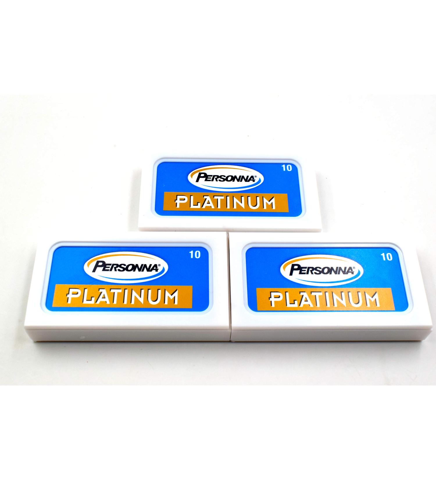30 Personna Platinum Double Edge Razor Blades