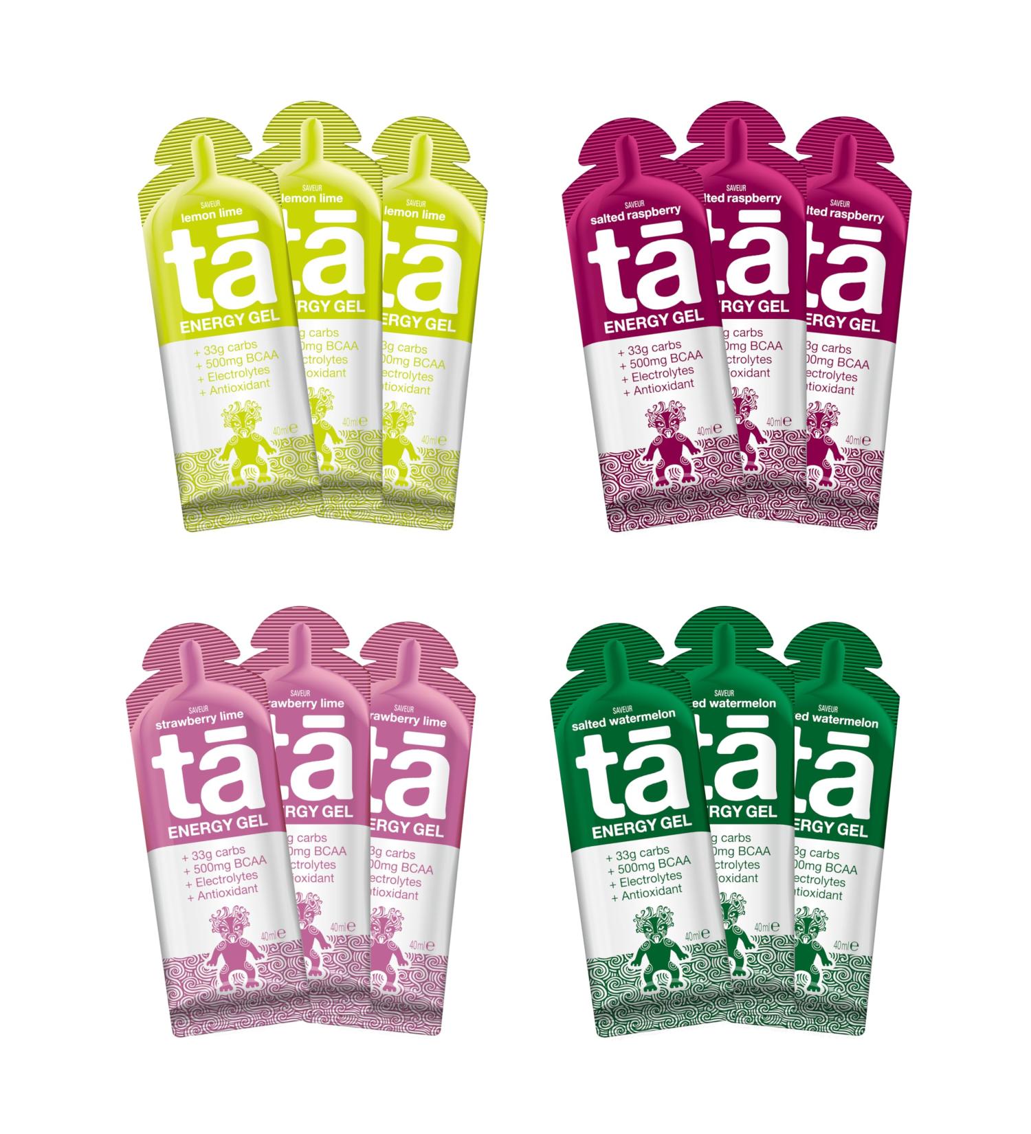 TA ENERGY - Pack x12 - Energy Gel - Energy - Sodium - BCAA - Antioxidants - Ideal during sports activities 133Kcal - Buy Online on GoSupps.com