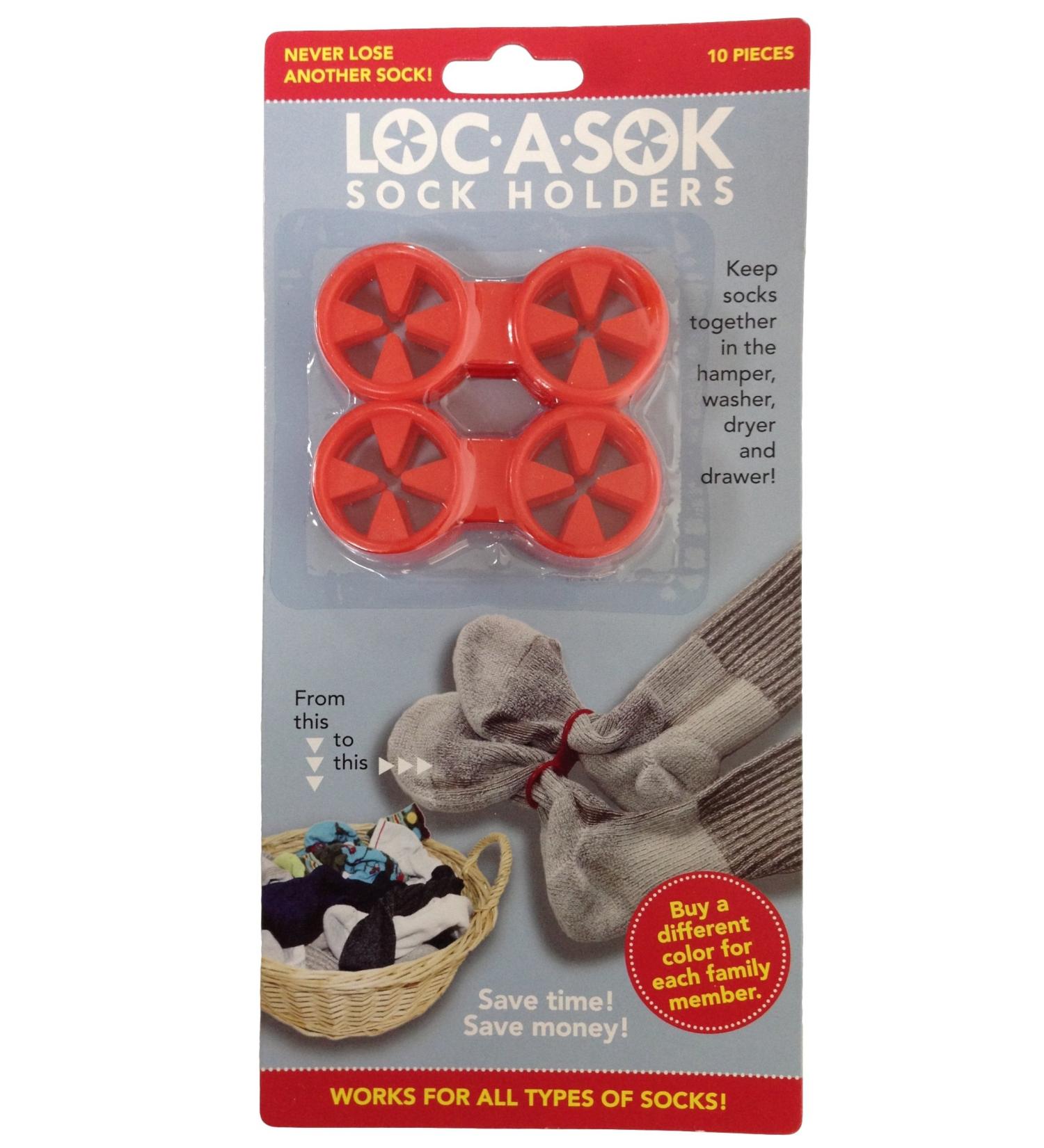 Loc A Sok Sock Locks (Red)