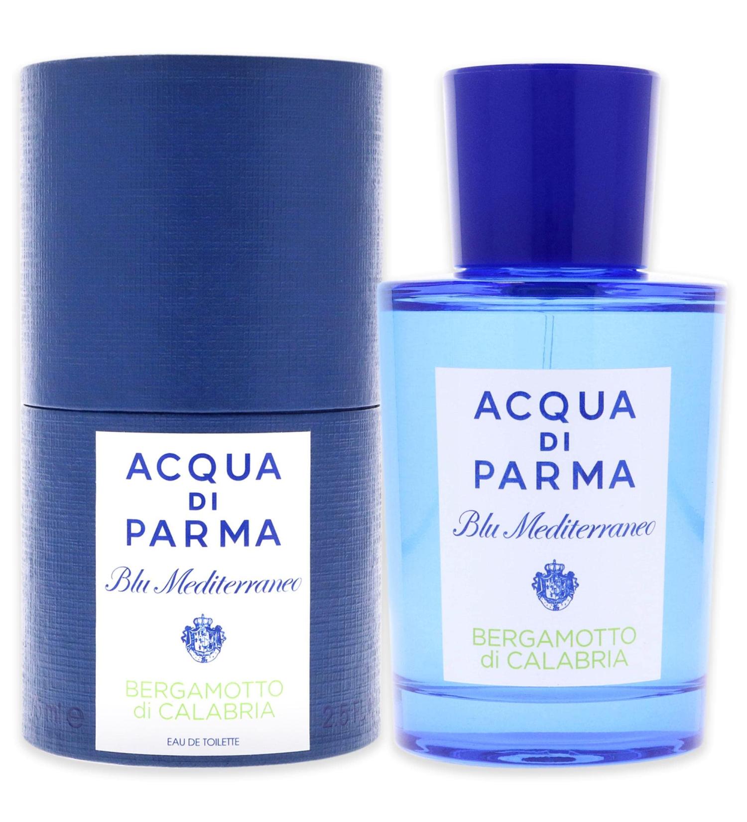 Acqua Di Parma Blue Mediterraneo Bergamotto Di Calabria Eau de Toilette Spray 2.5 Ounce 2.5 Ounce (Pack of 1)