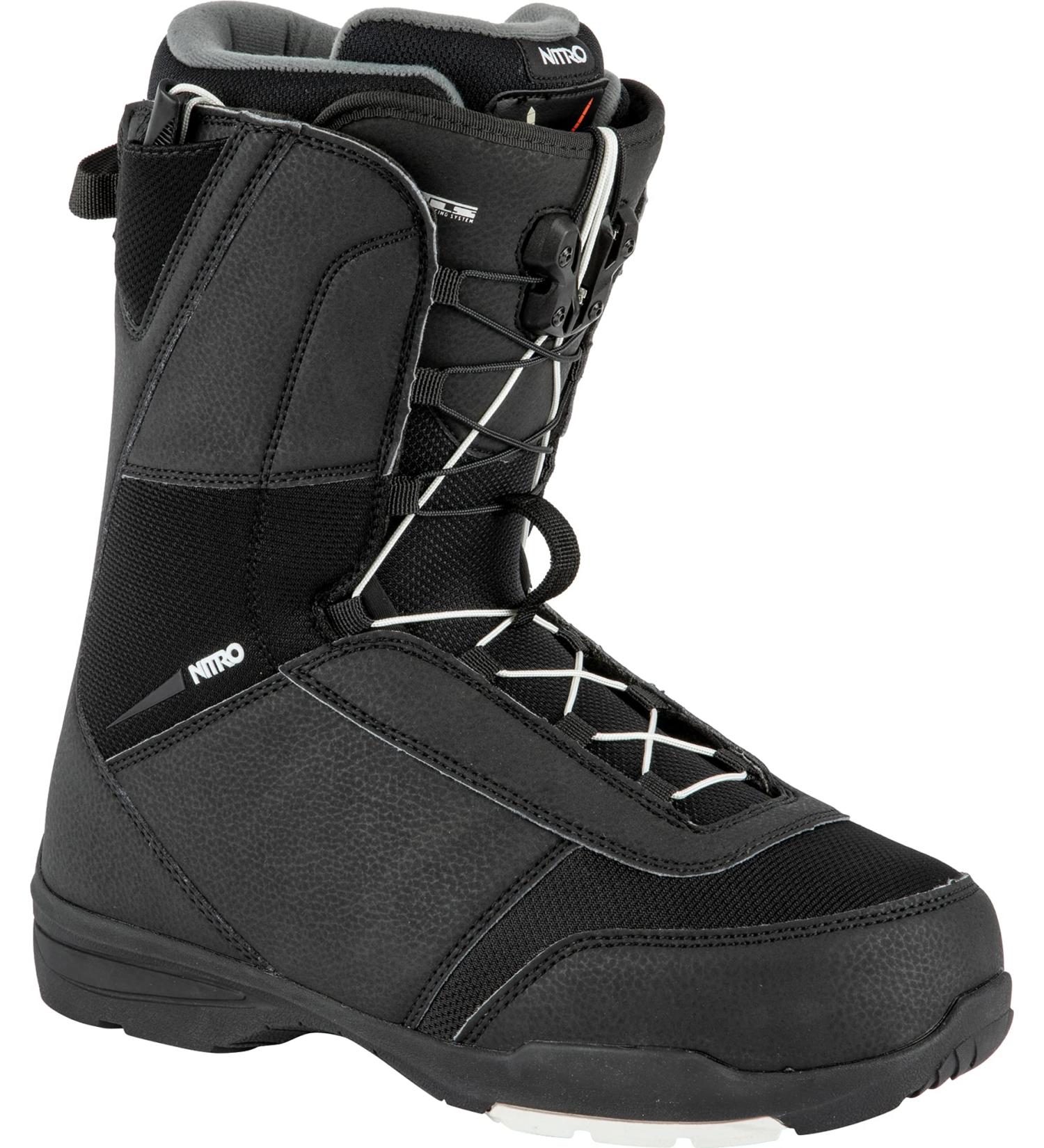Nitro Snowboards Men's Vagabond TLS 22 - All Mountain Freestyle Black Snowboard Boots with Quick Lacing System | Affordable & International Shipping - Buy Online on GoSupps.com