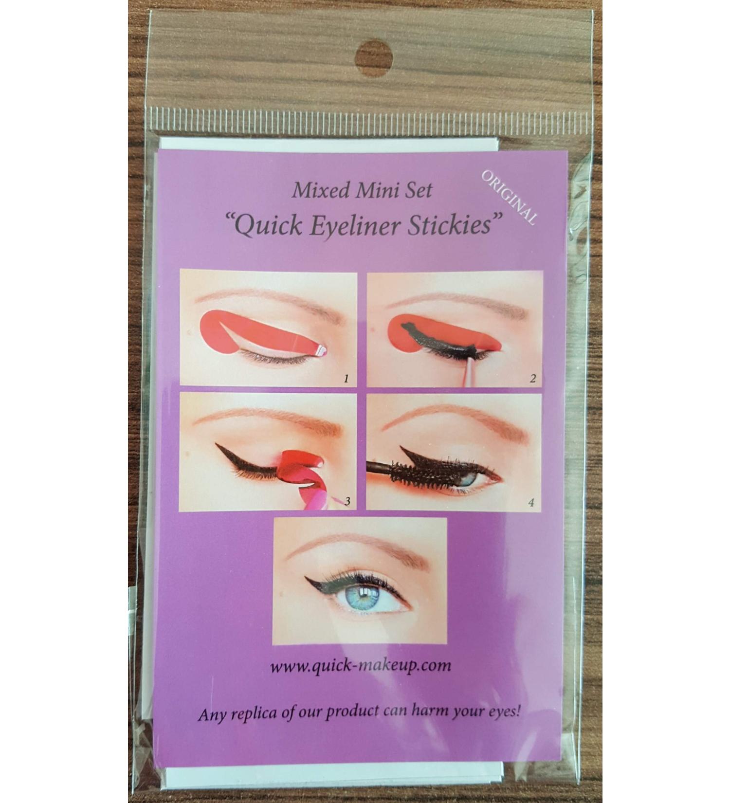 Quick Make-up Eyeliner Stickies MIXED SET - 32 Piece International Shipping Available - Buy Online on GoSupps.com