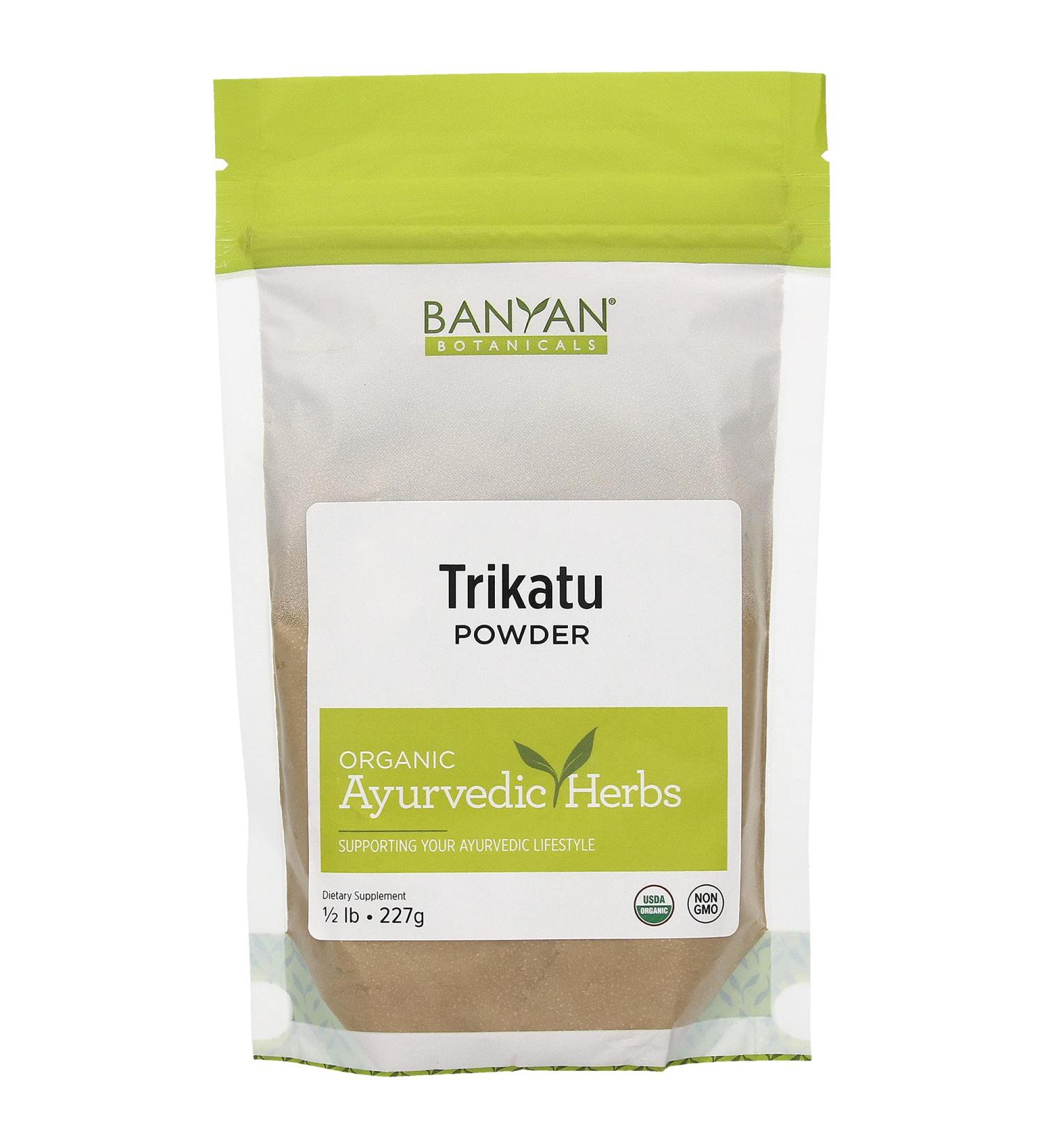 Banyan Botanicals Trikatu Powder - USDA Organic 8 oz - Digestive Support for Heavy Foods - Buy Online on GoSupps.com