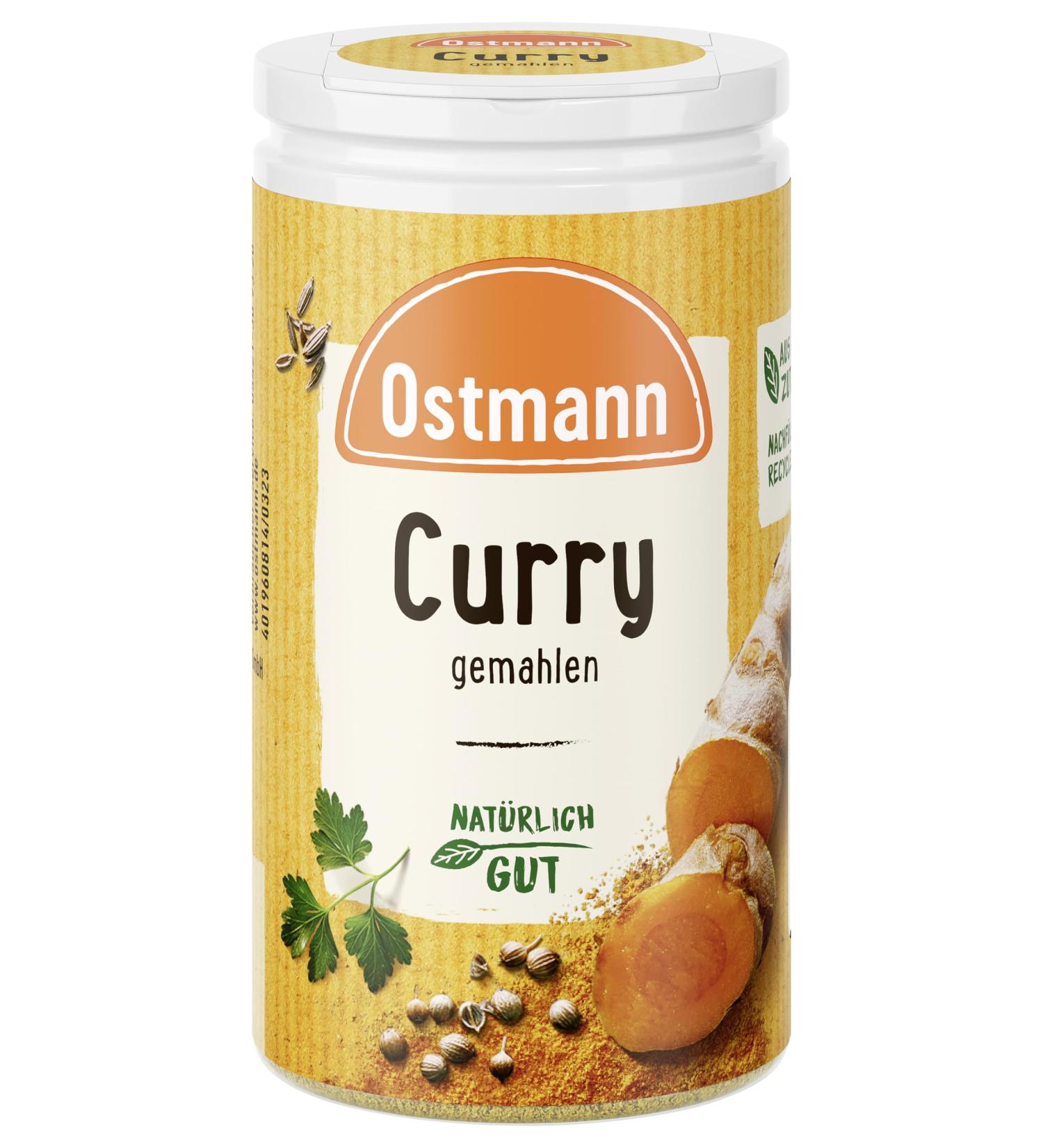 Ostmann Curry Powder 30g - Authentic Indian Spice Mix for Curry Pasta & Wok Dishes - Buy Online - Buy Online on GoSupps.com