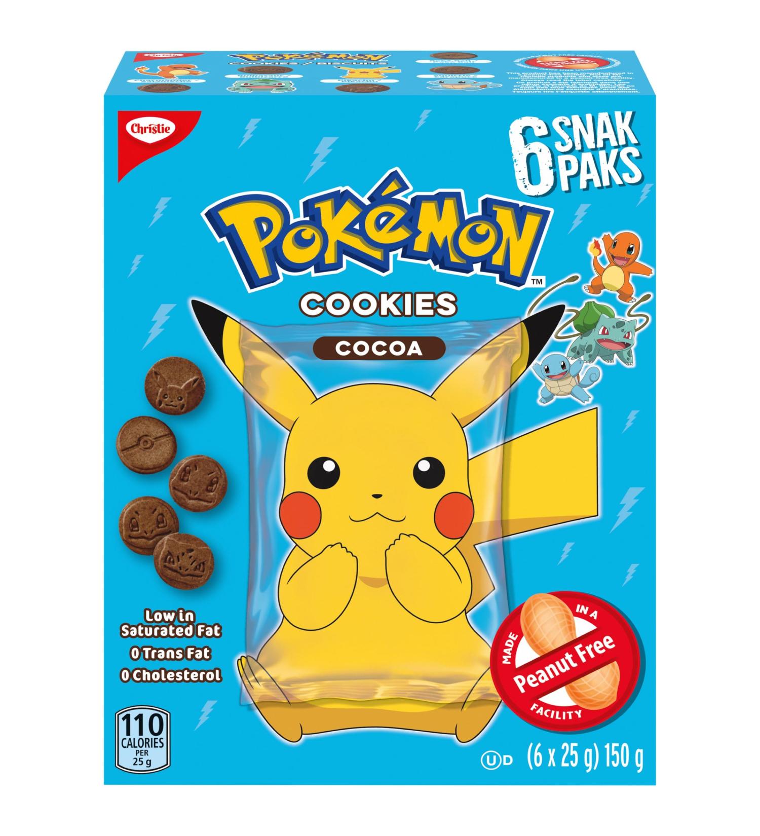 Christie Pokemon Cocoa Snack packs Made in a Peanut-Free Facility Individually Wrapped School Snacks 150 g Cocoa 5.3 Ounce (Pack of 1) - Buy Online on GoSupps.com