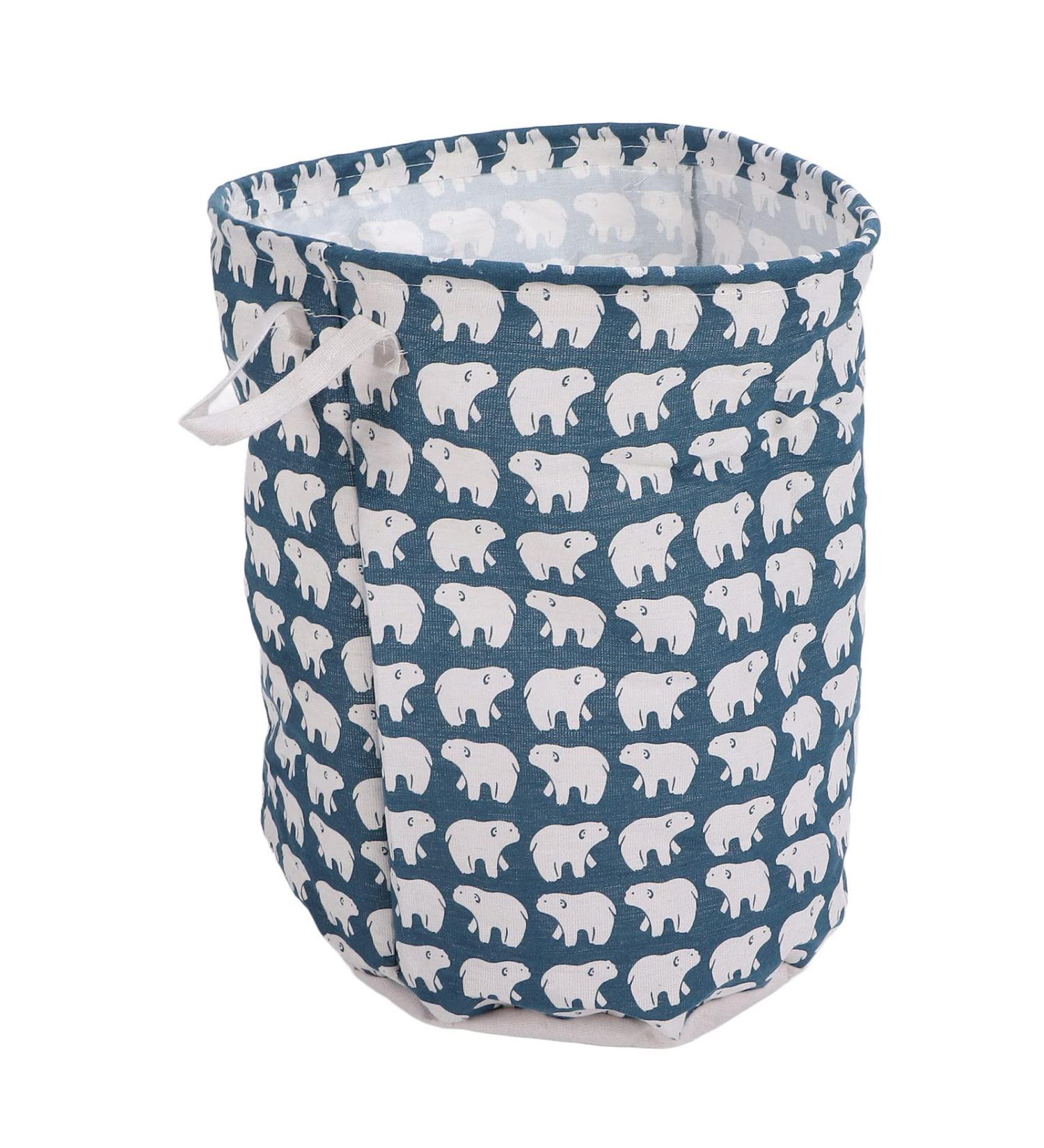 Foldable Fabric Laundry Basket - Versatile Cloth Organizer for Home & Business Perfect for Dirty Clothing Storage - Buy Online on GoSupps.com