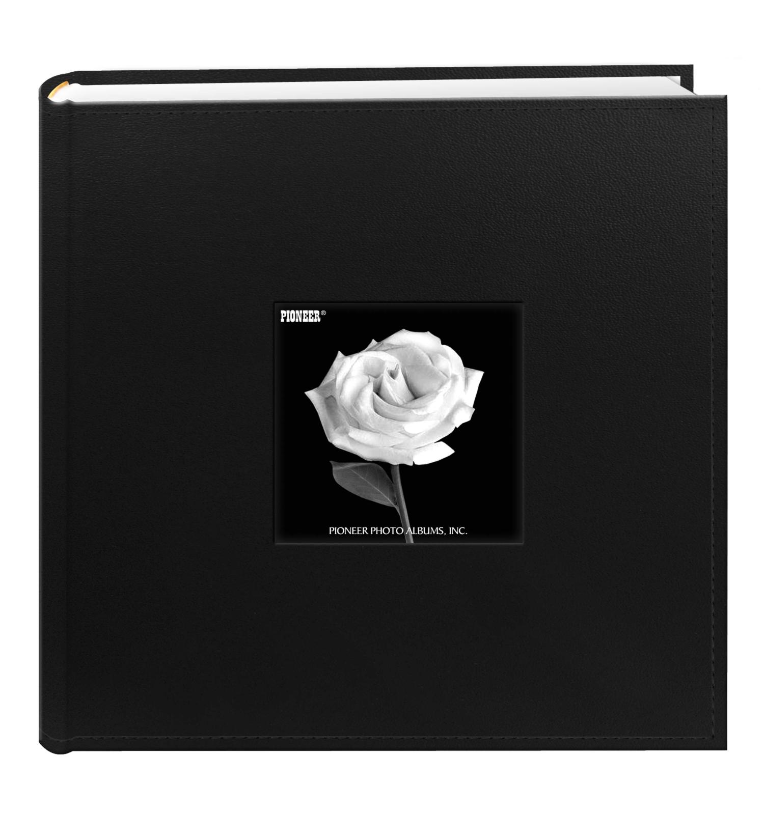 Pioneer Photo Album DA-200SF/BLK 200 Pocket Sewn Leatherette Frame Cover Album 4x6 - Black - Buy Online on GoSupps.com