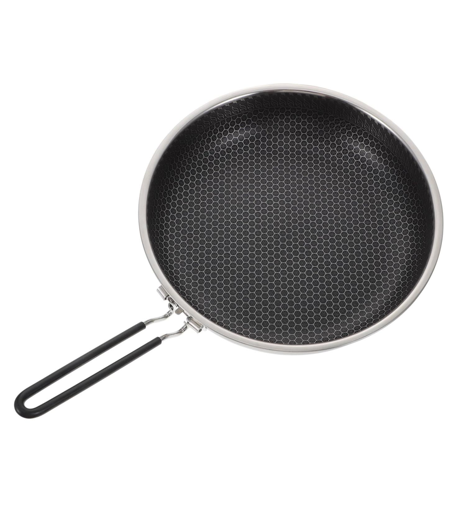 MAGICLULU Stainless Steel Griddle 1pc Outdoor Non Stick Pan Iron Honeycomb Water Cup Camping Skillet - Buy Online on GoSupps.com