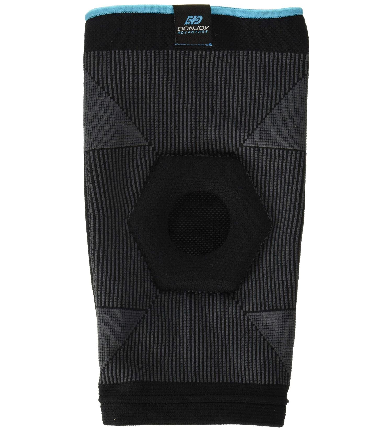 DonJoy Advantage Deluxe Elastic Knee Brace - Black, Medium - for Sprains, Strains, Swelling, Soreness, Arthritis - Knee Cap Support - Buy Online on GoSupps.com