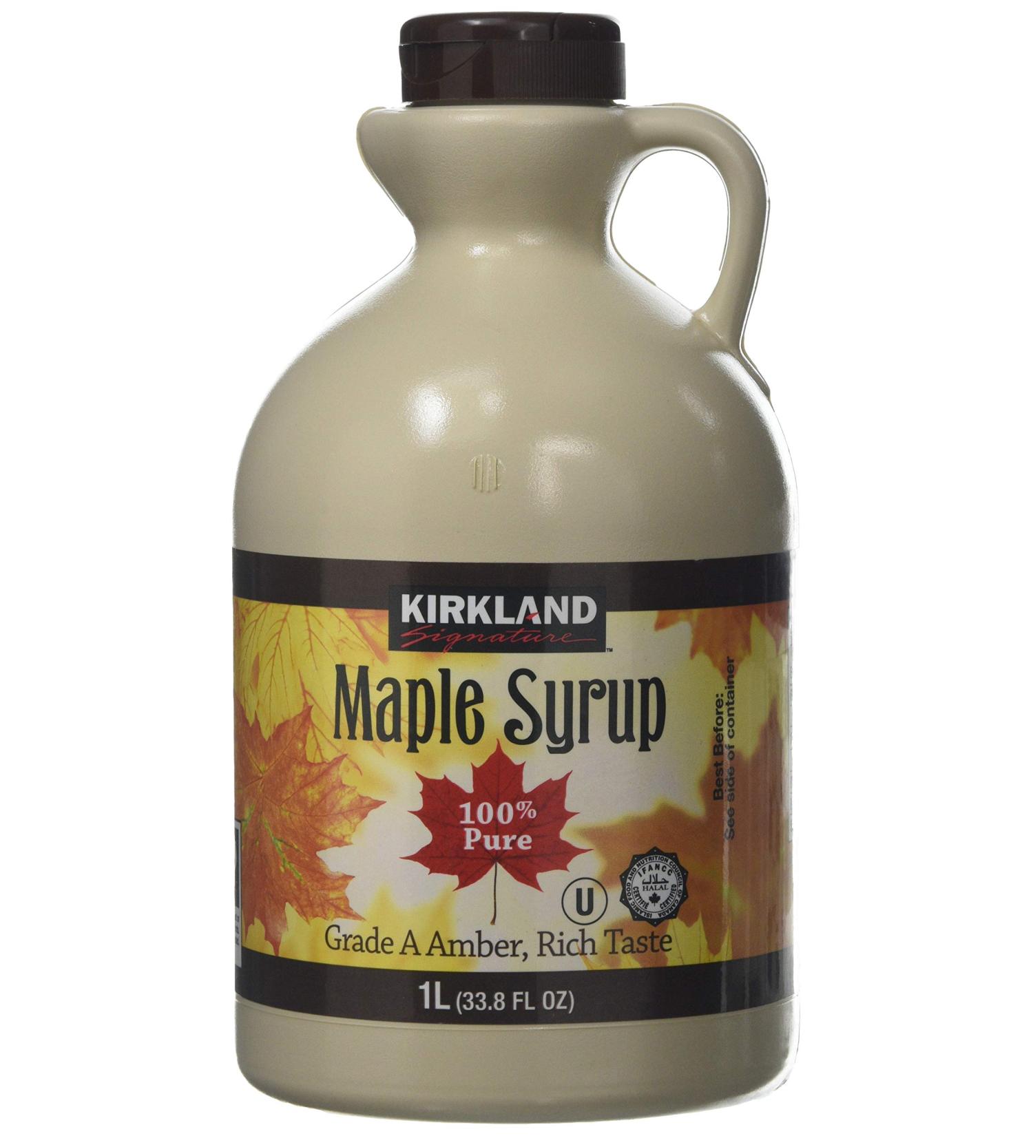 Kirkland Maple Syrup - 2 x 1Ltr: Pure Canadian Grade A Liquid Gold - Buy Online on GoSupps.com