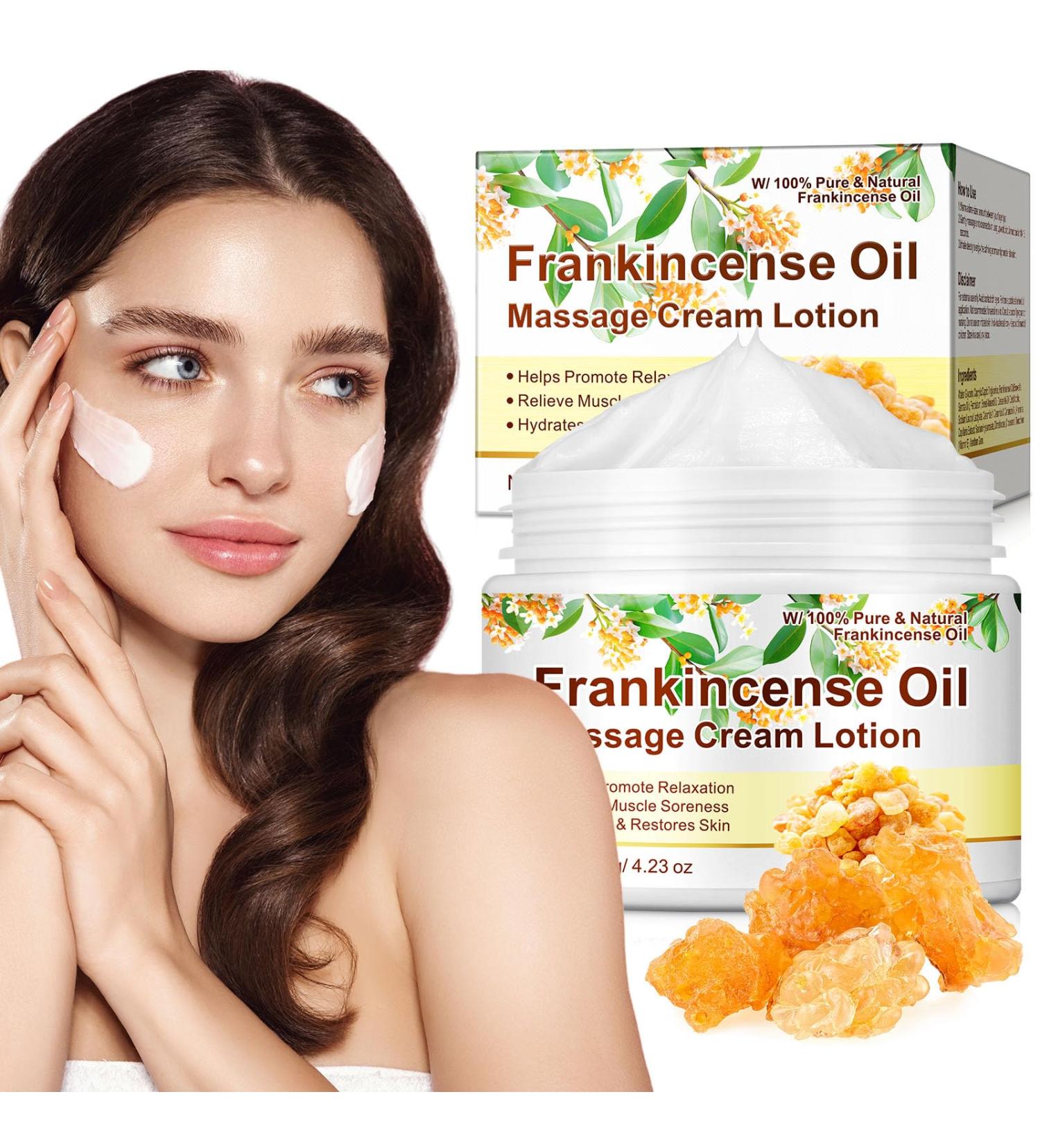 Cr me de massage l'huile d'encens - 120 g - Effet profond apaisant et relaxant - Avec hyaluronate de sodium - Hydratante - Anti- ge - Cr me de massage - Buy Online on GoSupps.com