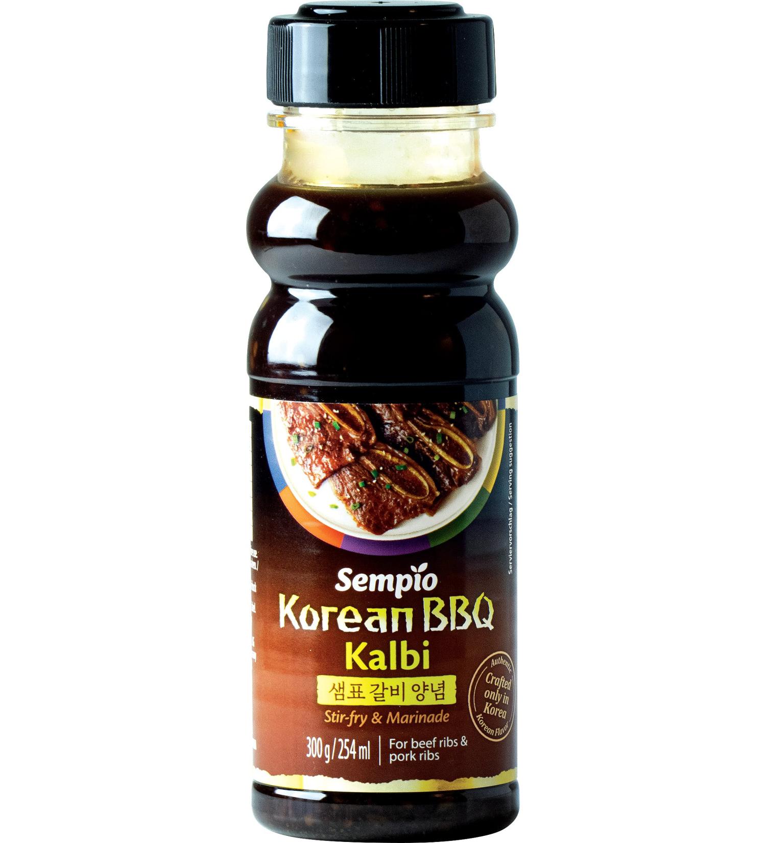 Sempio Korean Kalbi Marinade Sauce (300g) - Authentic taste.Ideal for Korean BBQ ribs meat and more 300 g (1 Pack)
