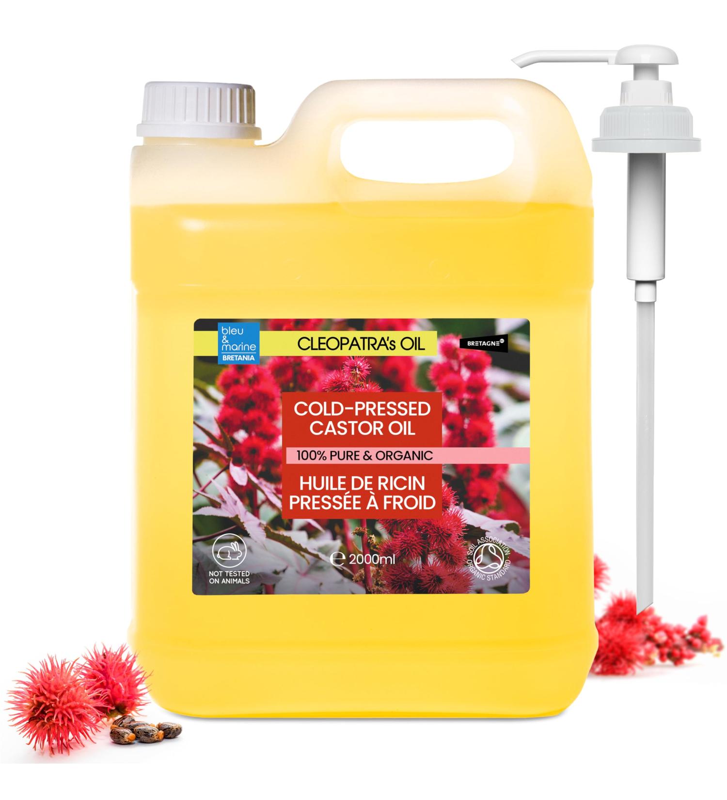 100% Pure Cold-Pressed Casting Oil for Hair & Eyelash Growth - Strengthens Beard & Nails Reduces Skin Stains - 2000 ml - Buy Online on GoSupps.com