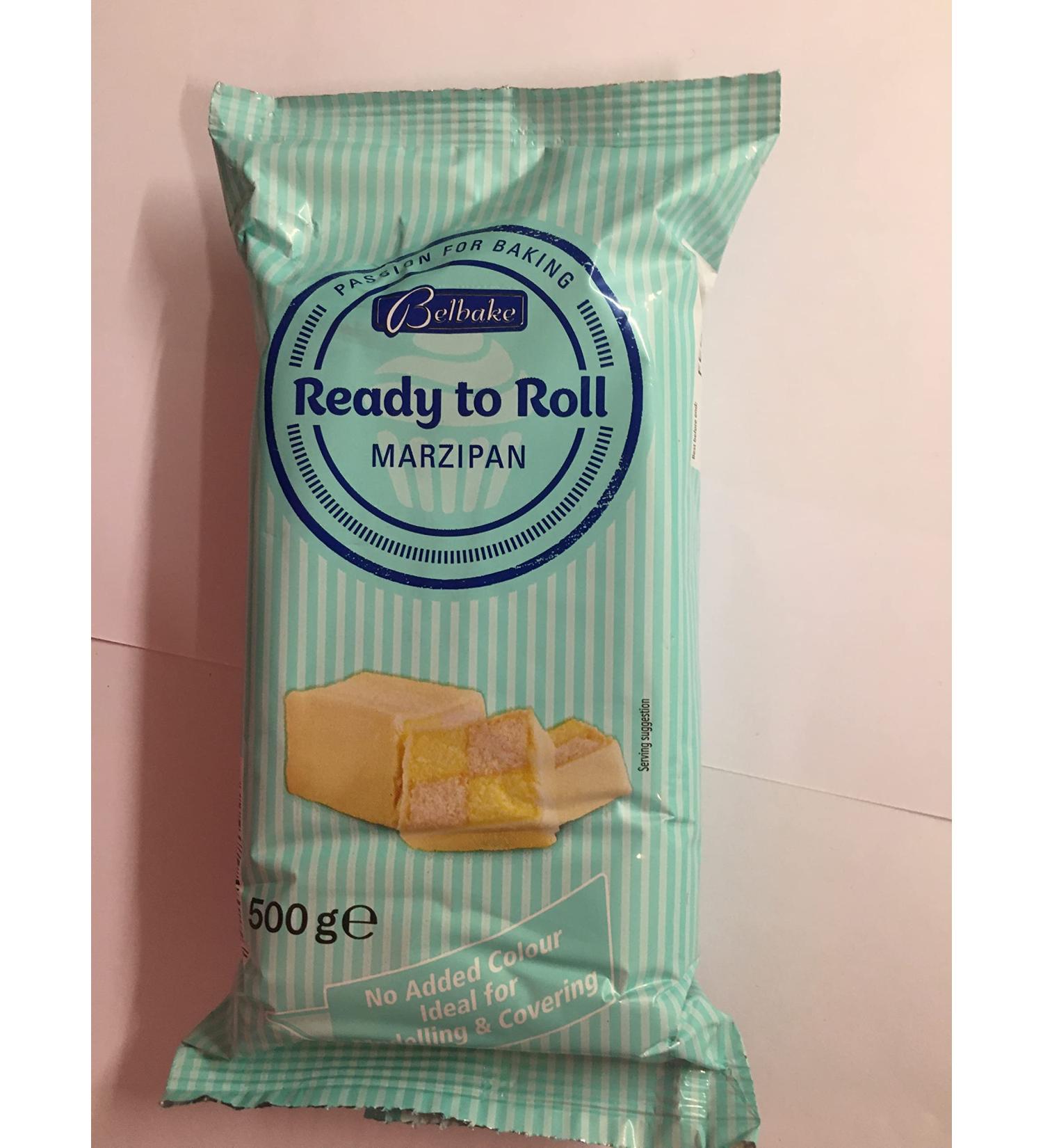 belbake ready to roll marzipan 500g