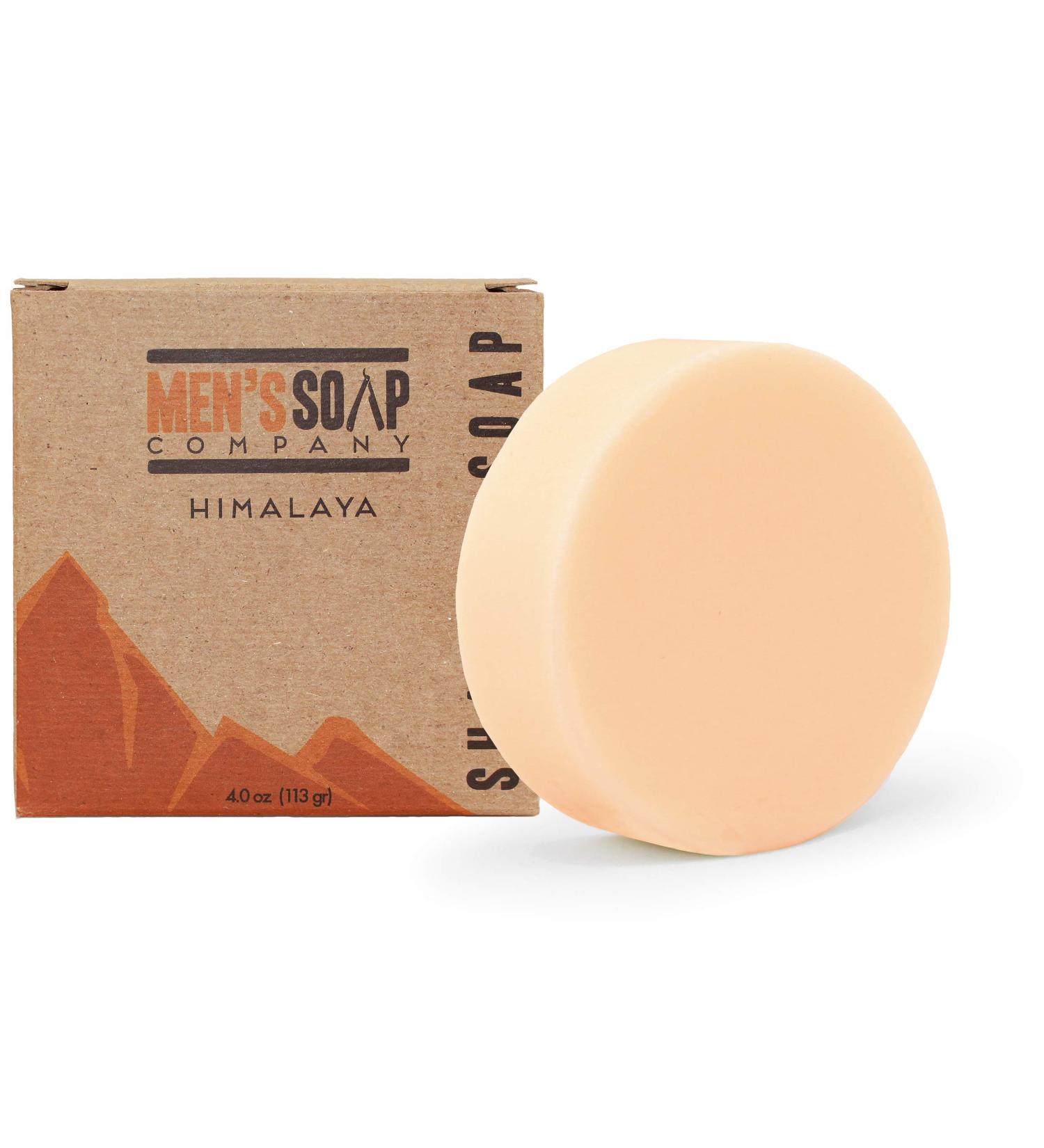 Mens Soap Company Shaving Soap 4.0 oz Refill Puck | Natural Vegan Ingredients | Shea Butter & Vitamin E | Thick Lather for Skin Protection - Buy Online on GoSupps.com