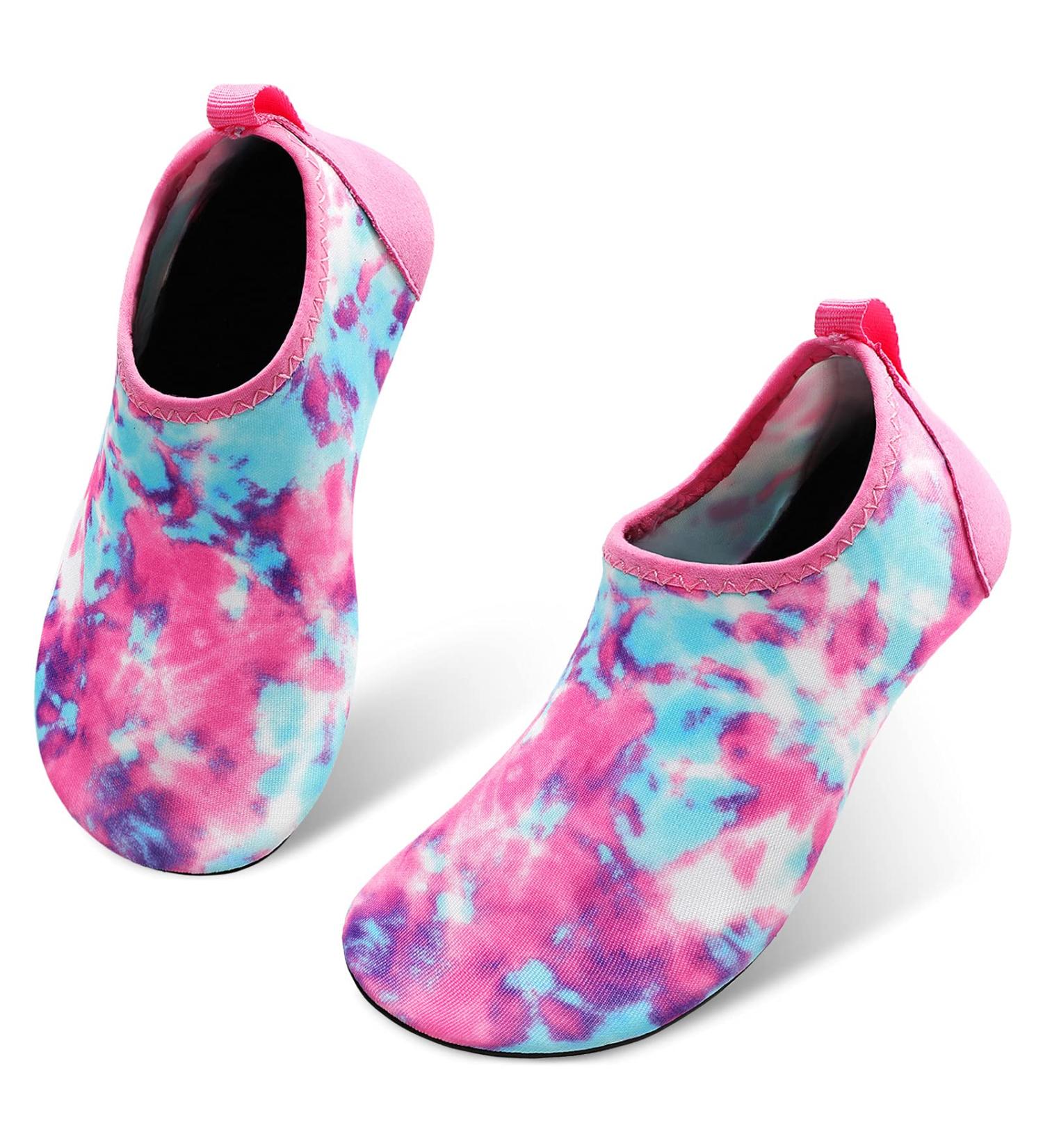 JIASUQI Kids Summer Water Shoes 12.5-13 Little Kid - Pink Tiedye - Buy Online on GoSupps.com