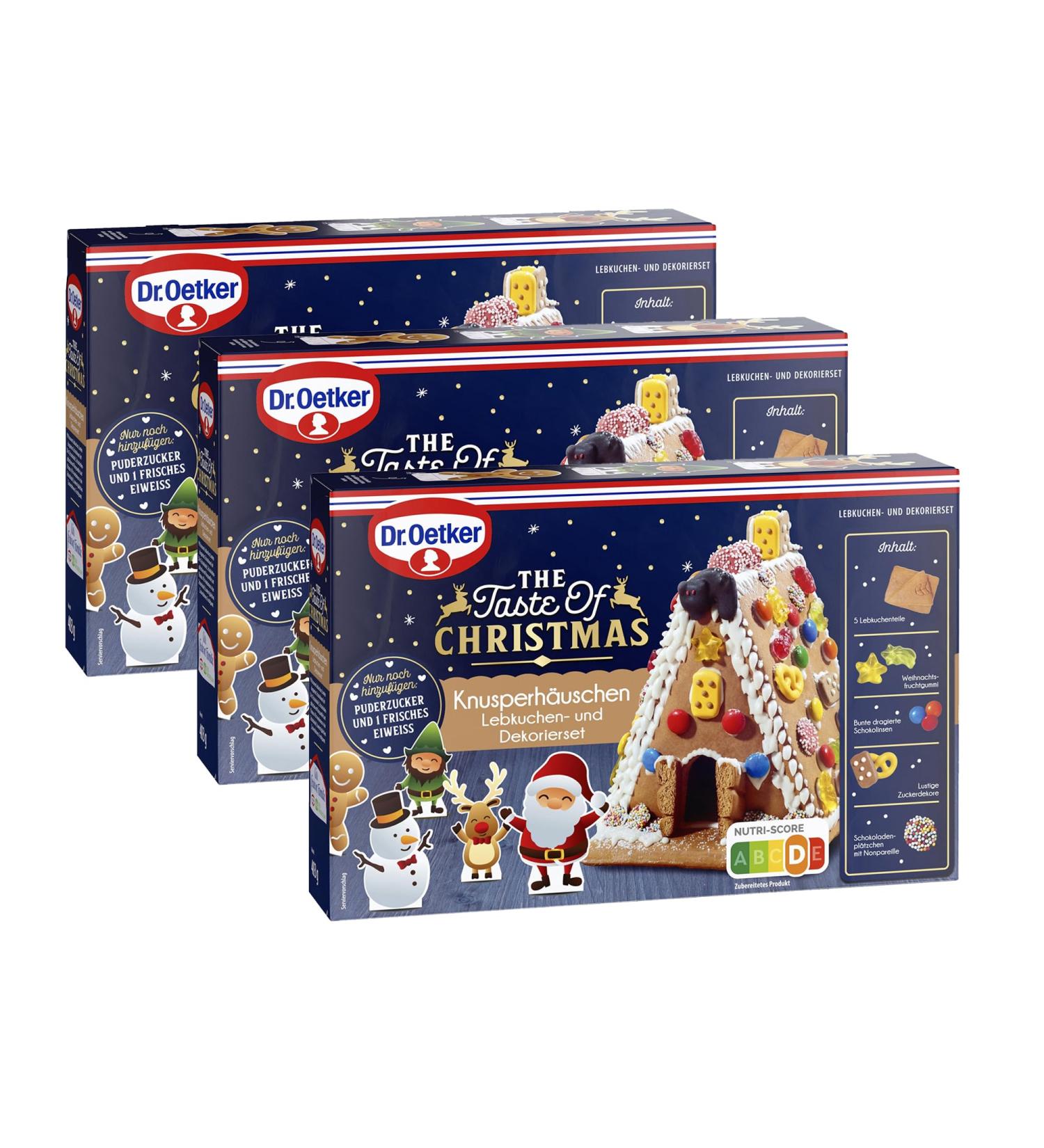 Dr. Oetker DIY Gingerbread House Kit - 403g (Pack of 3) | International Shipping Available - Buy Online on GoSupps.com