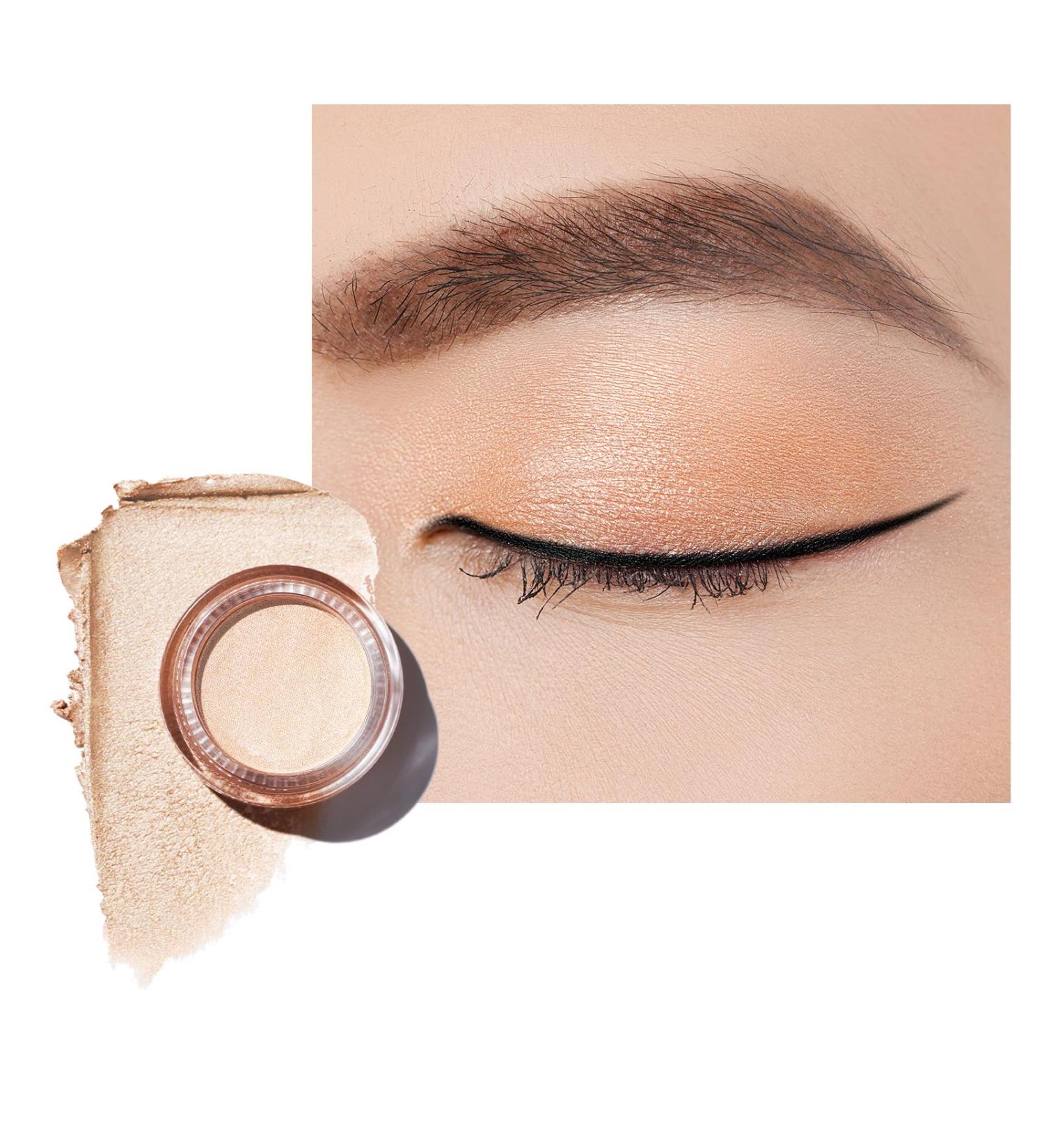 Oulac Pearl Finish Eyeshadow & Highlighter | Waterproof Metallic Eye Makeup | Vegan & Cruelty-Free - P05 Golden Shore 06G - Buy Online on GoSupps.com
