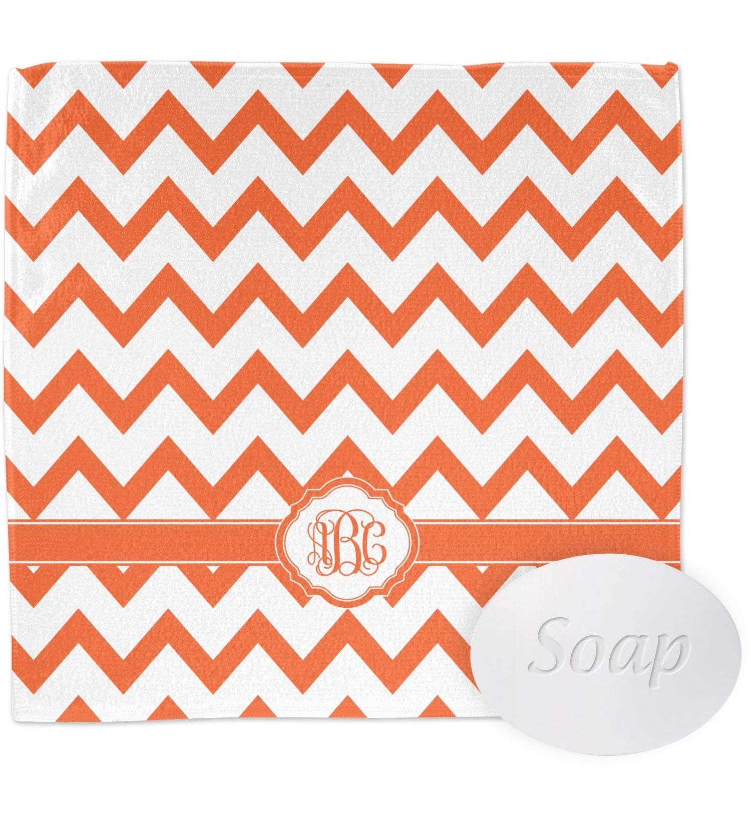 YouCustomizeIt Personalized Chevron Washcloth