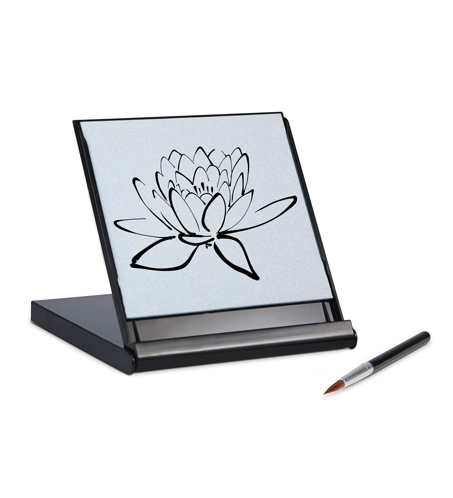 Zen Artist Board Mini  Paint with Water Relaxation Meditation Art  Relieve Stress  Small Travel Size Magic Drawing Watercolor with Brush - Buy Online on GoSupps.com