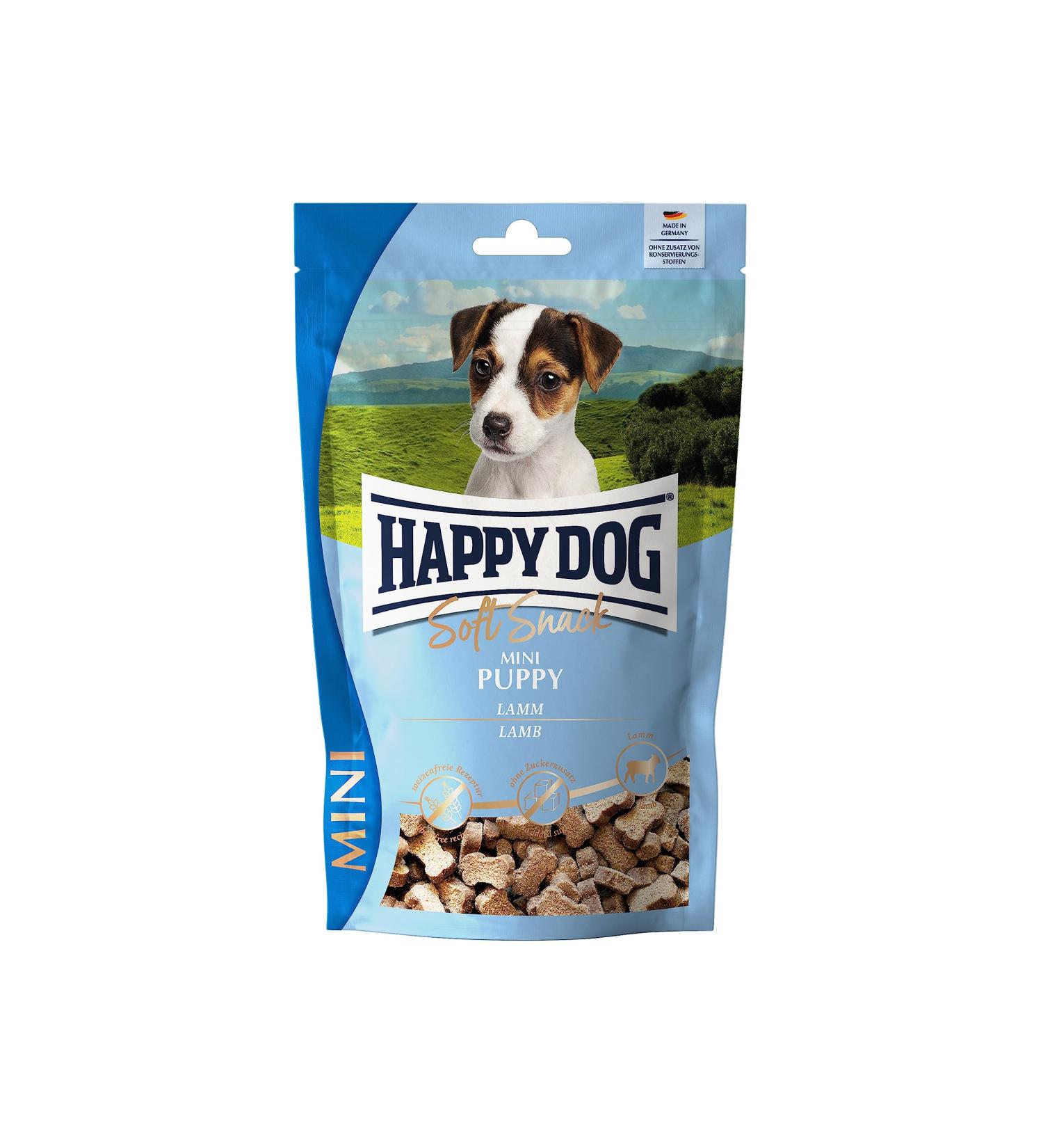 Happy Dog SoftSnack Mini Puppy 100g - Healthy Treats for Puppies | International Shipping Available - Buy Online on GoSupps.com