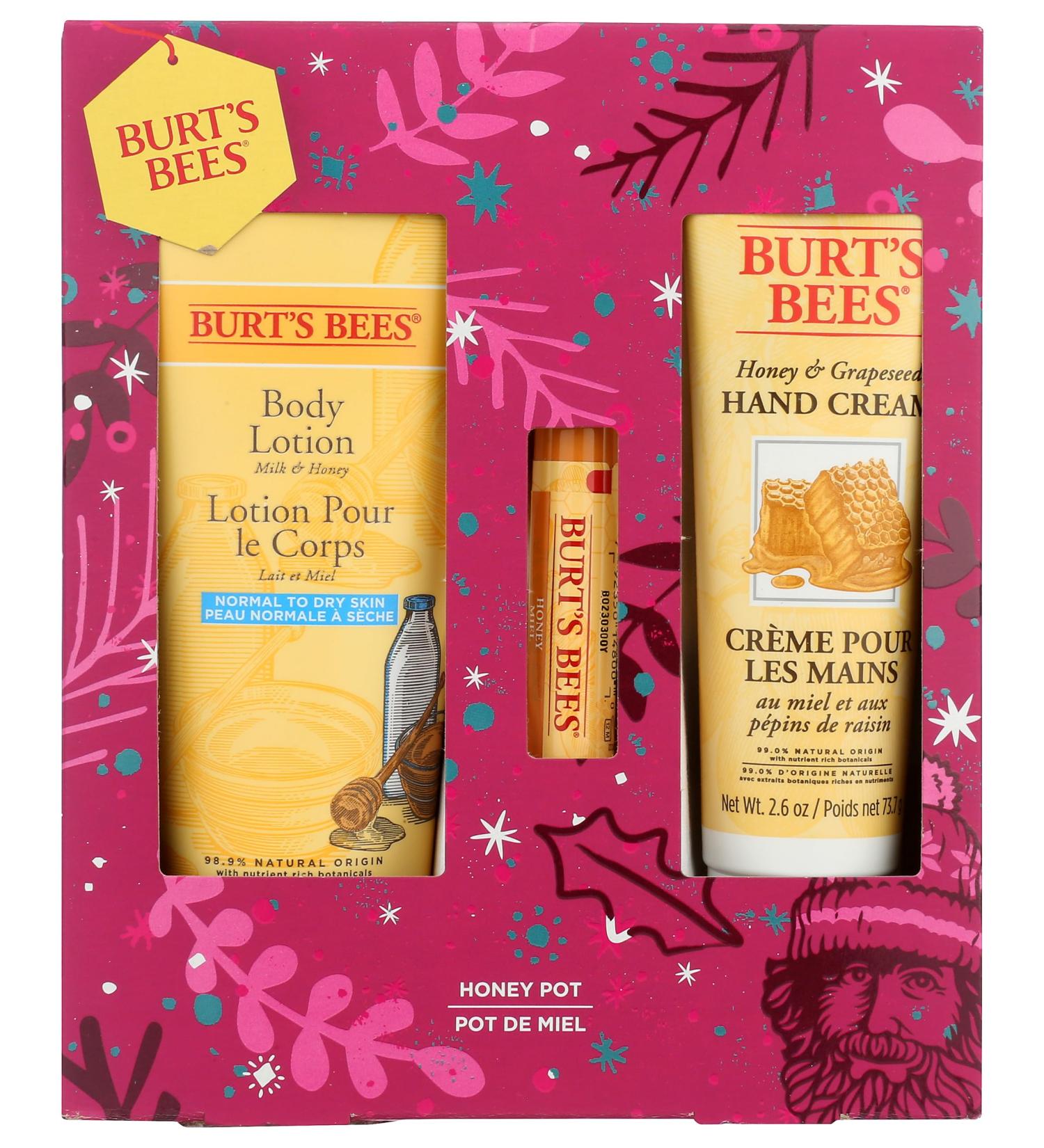 Burts Bees Honey Pot Holiday Gift Kit | Best Gifts for Honey Lovers | International Shipping Available - Buy Online on GoSupps.com