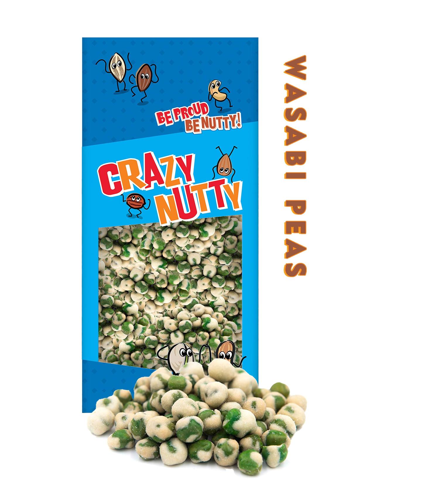 Crazy Nutty's Wasabi Peas - 12oz Pack for Spicy Snacking - Buy Online on GoSupps.com