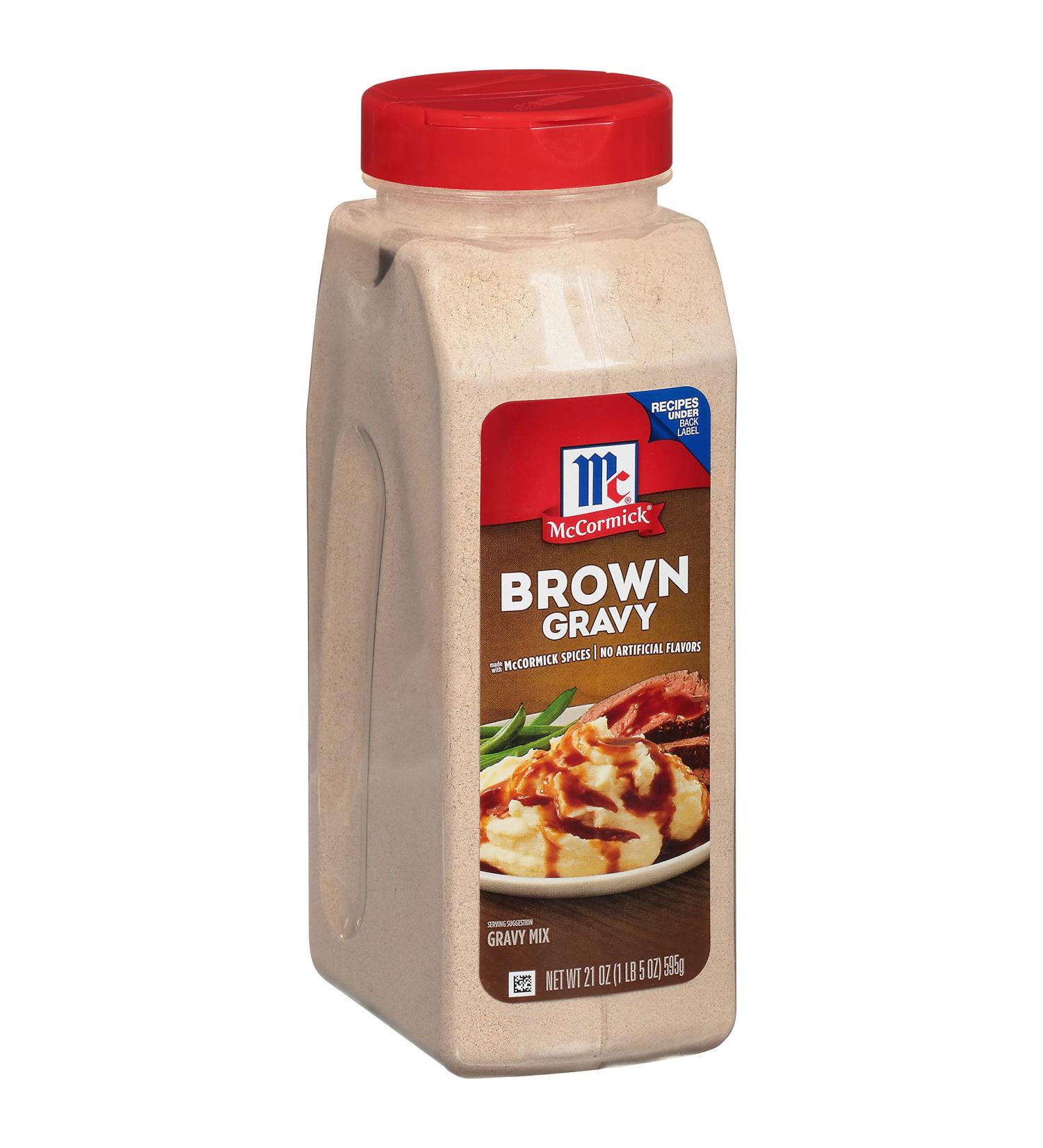 McCormick Brown Gravy Mix 21 oz - Rich and Flavorful Gravy Mix for Delicious Meals - Buy Online on GoSupps.com