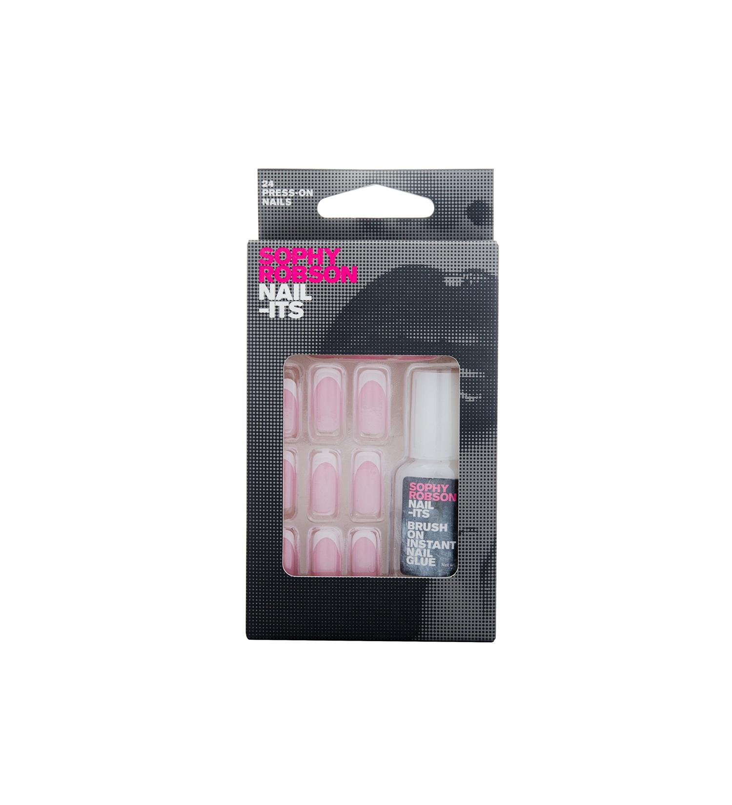 Sophy Robson Nail-Its False Nails White French Tip 24 Press-On Nails