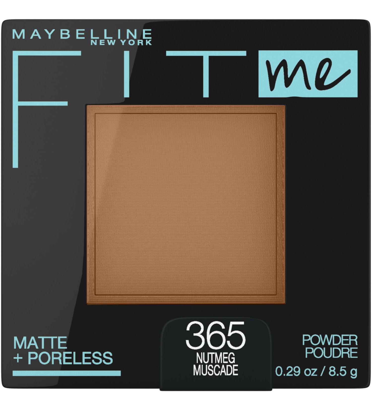 MAYBELLINE Fit Me Matte + Poreless Powder - Nutmeg 365 | Best International Shipping | Buy Online - Buy Online on GoSupps.com