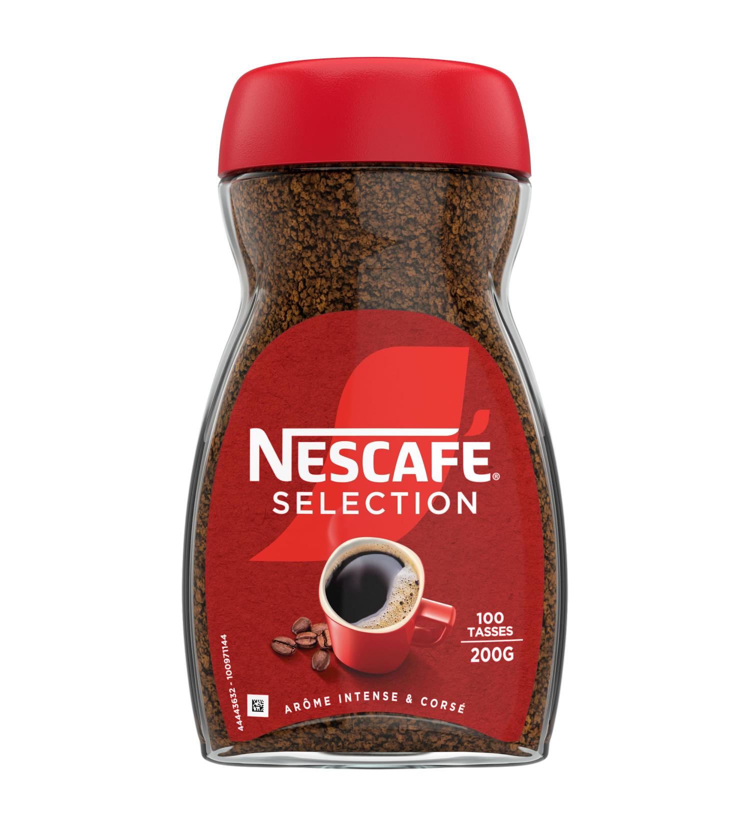 Nescaf S lection Caf Soluble Flacon de 200g Sans saveur 200 g (Lot de 1)