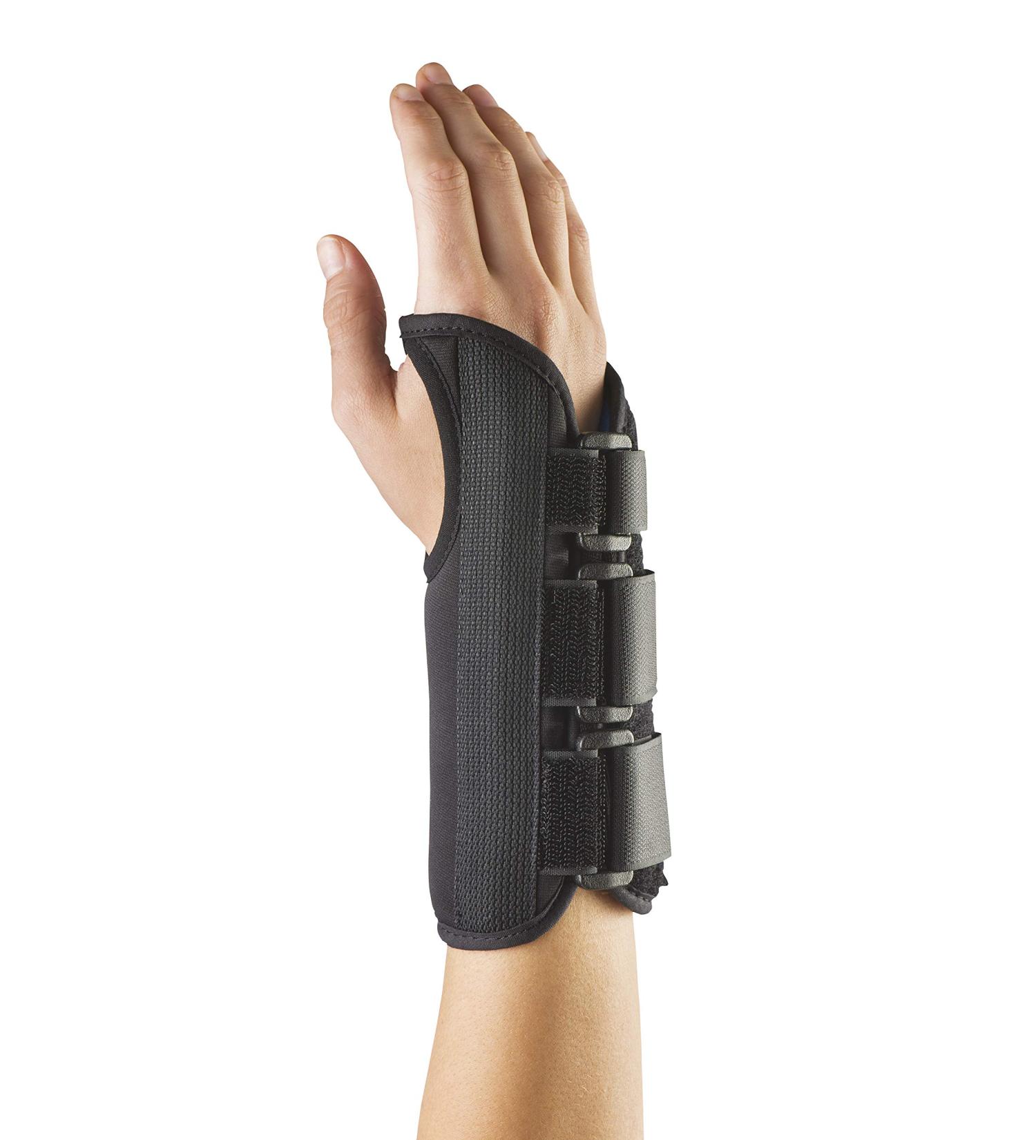 United Ortho 70410 Universal 8" Right Wrist Brace Universal Black Universal Right