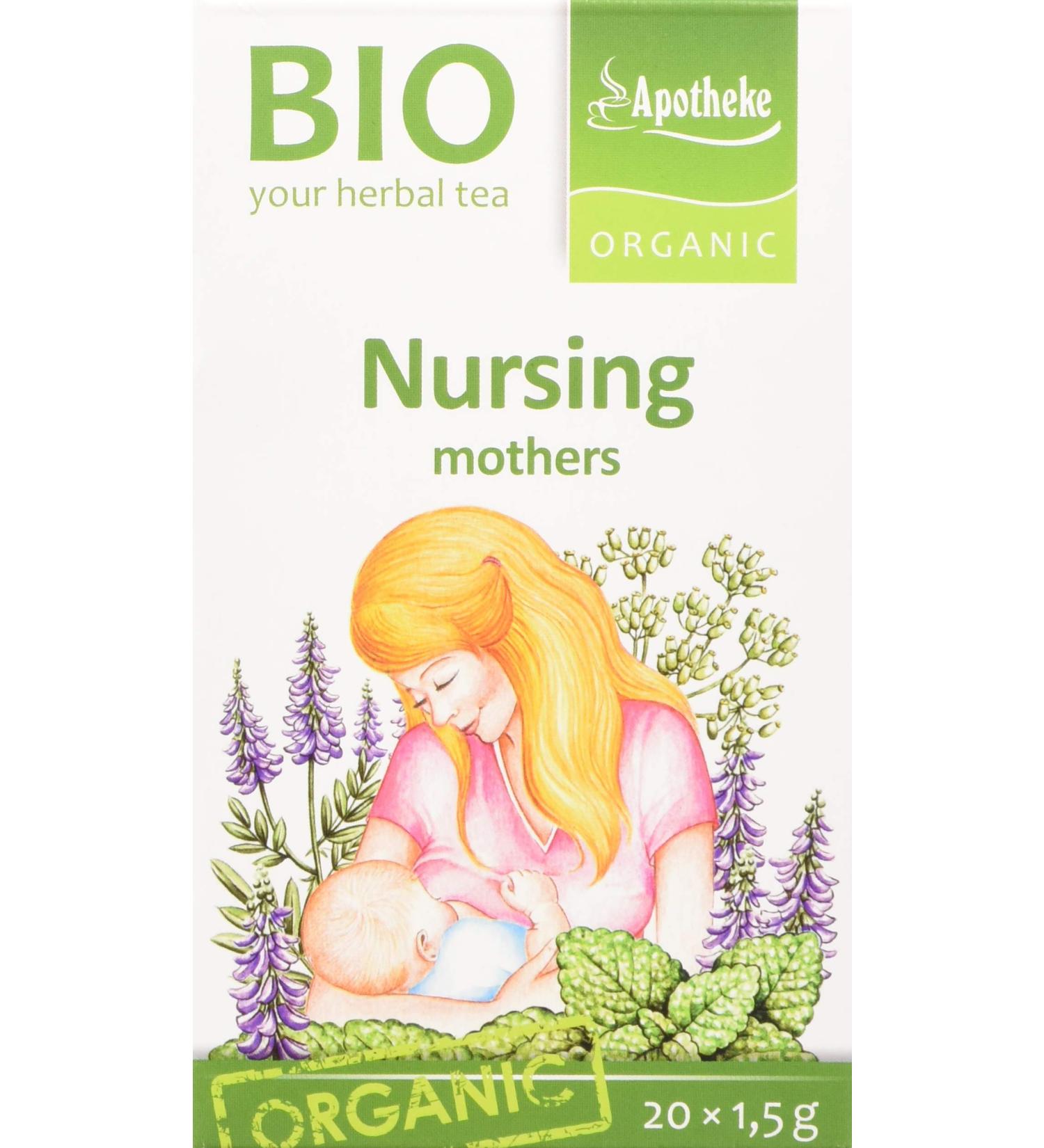 IREALIST Nursing Tea for Breastfeeding Mothers stimulating Mother's Milk 20 x 1.5g Tea Bags by Apotheke Organic - Buy Online on GoSupps.com