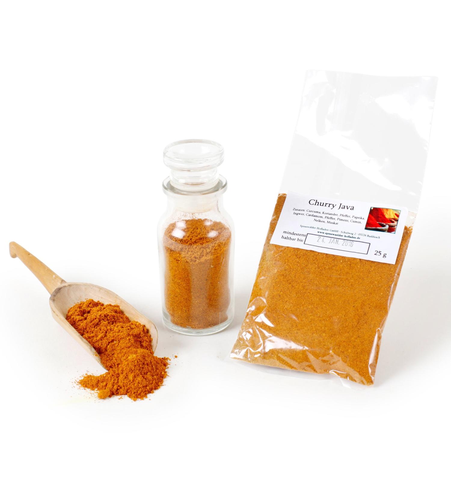 Feine W rze Curry Java Spices Curry Powder Curry Spices Curry Vegan Curry Indonesia 25g