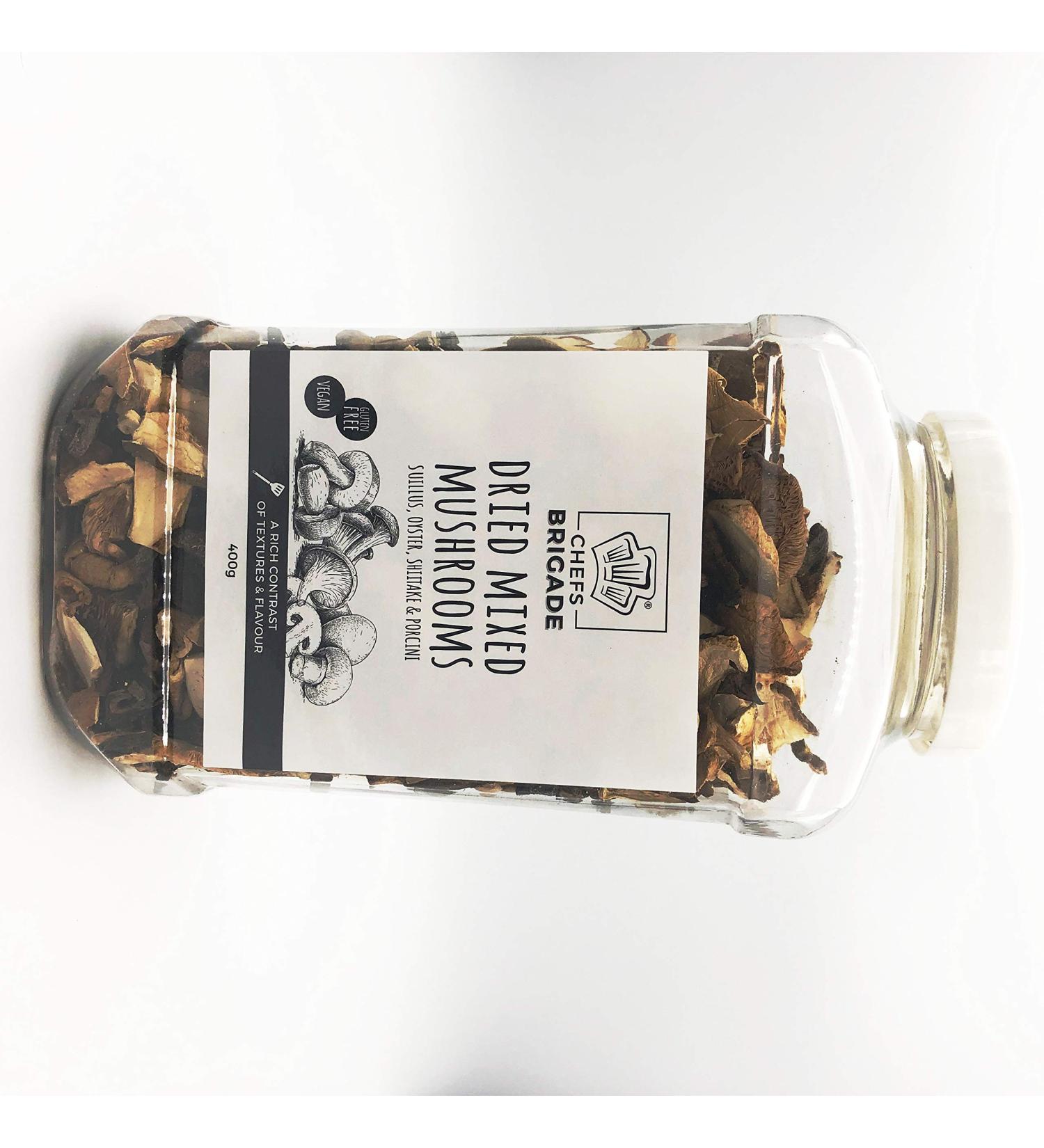 Chefs Brigade Dried Mixed Mushrooms 400g - Buy Online on GoSupps.com