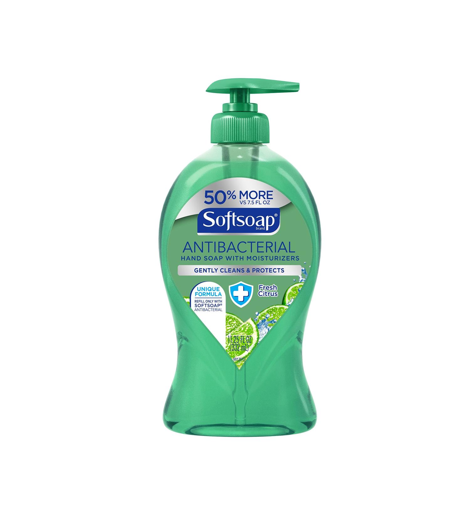 Softsoap Antibacterial Liquid Hand Soap Pump - Fresh Citrus Scent 11.25 Oz | Shop Internationally - Buy Online on GoSupps.com