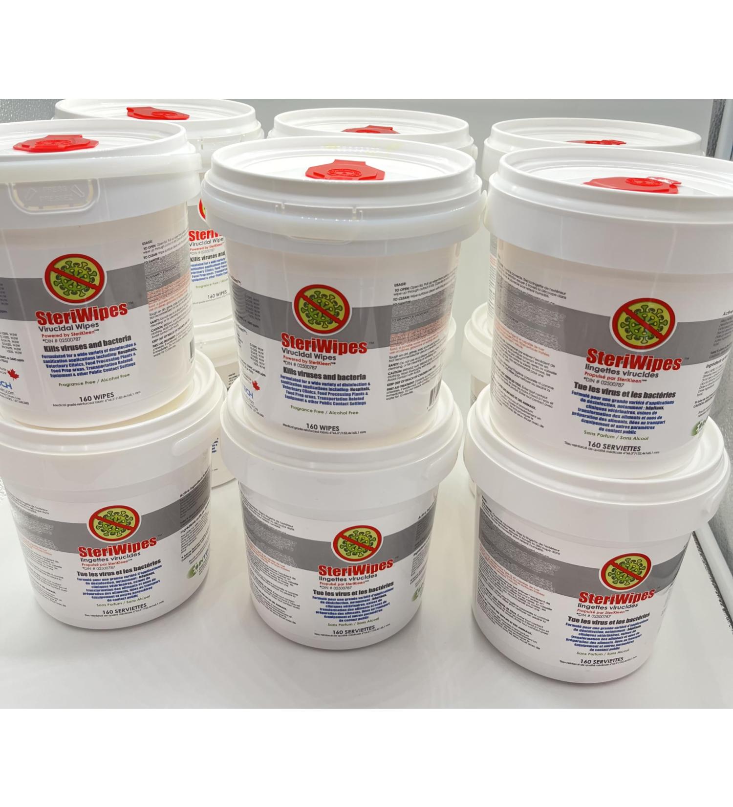 Case of SteriWipes & Cleaner Wipes x 18
