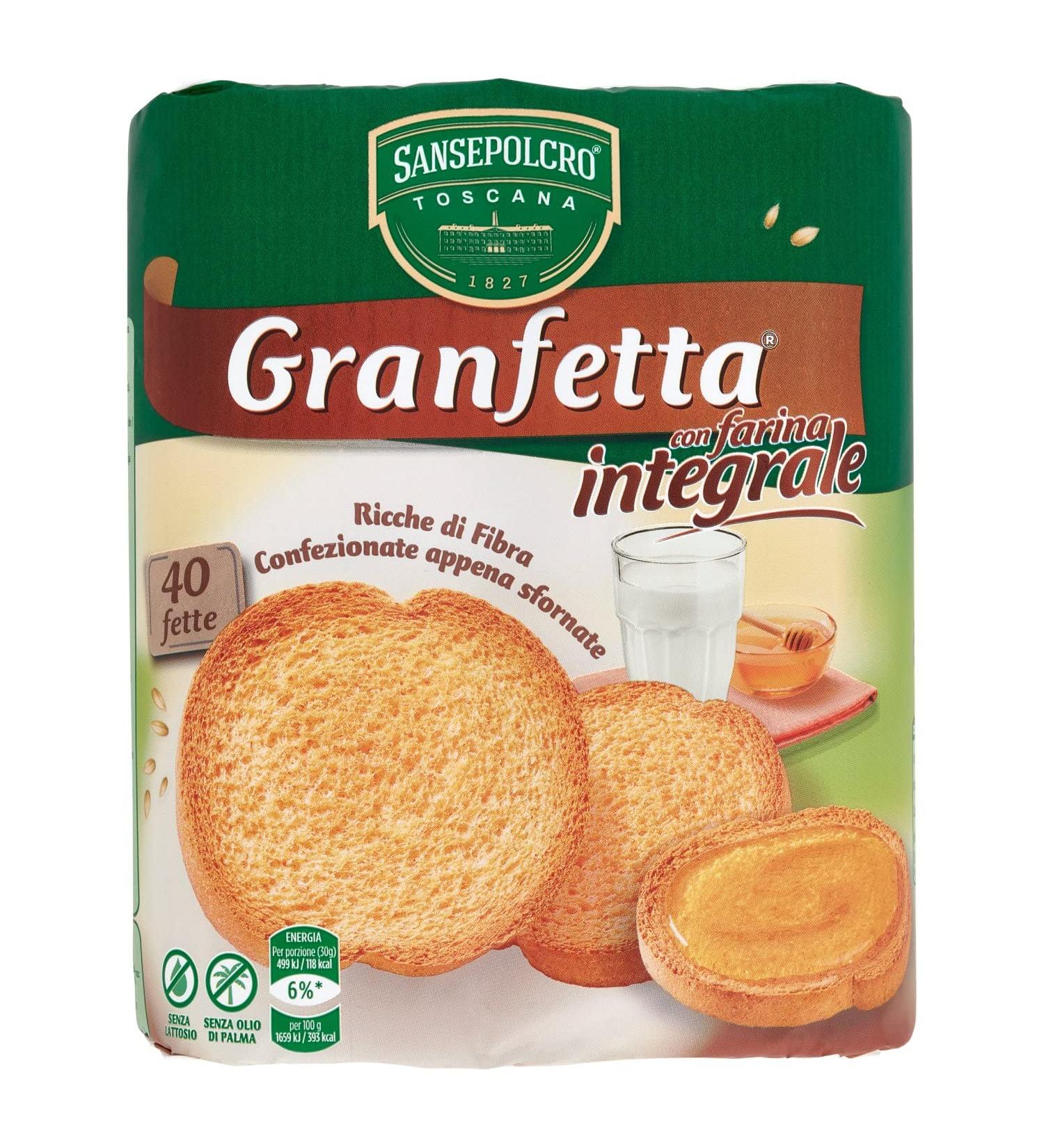 Buitoni Rusks Granfette Wholemeal 300g - Delicious and Nutritious Breakfast Snack - Buy Online on GoSupps.com