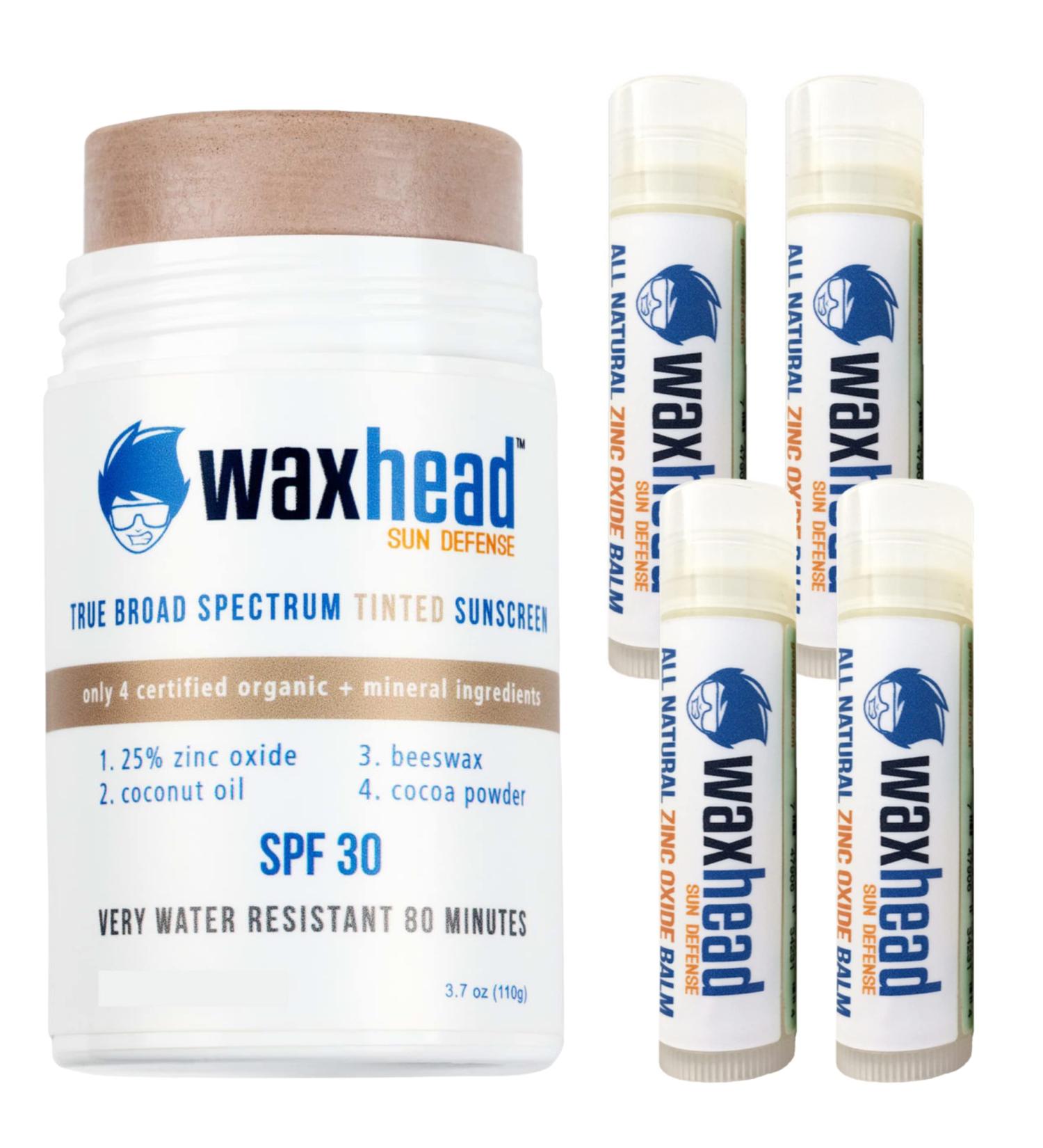 Waxhead Tinted Sunscreen Stick and Lip Repair Lip Balm SPF - Ultimate Sun Protection and Lip Care - Buy Online on GoSupps.com