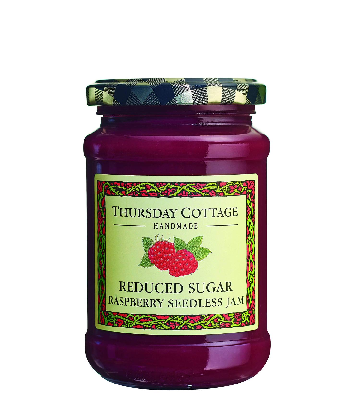 Thursday Cottage Reduced Sugar Raspberry Seedless Jam 315g - Buy Online on GoSupps.com