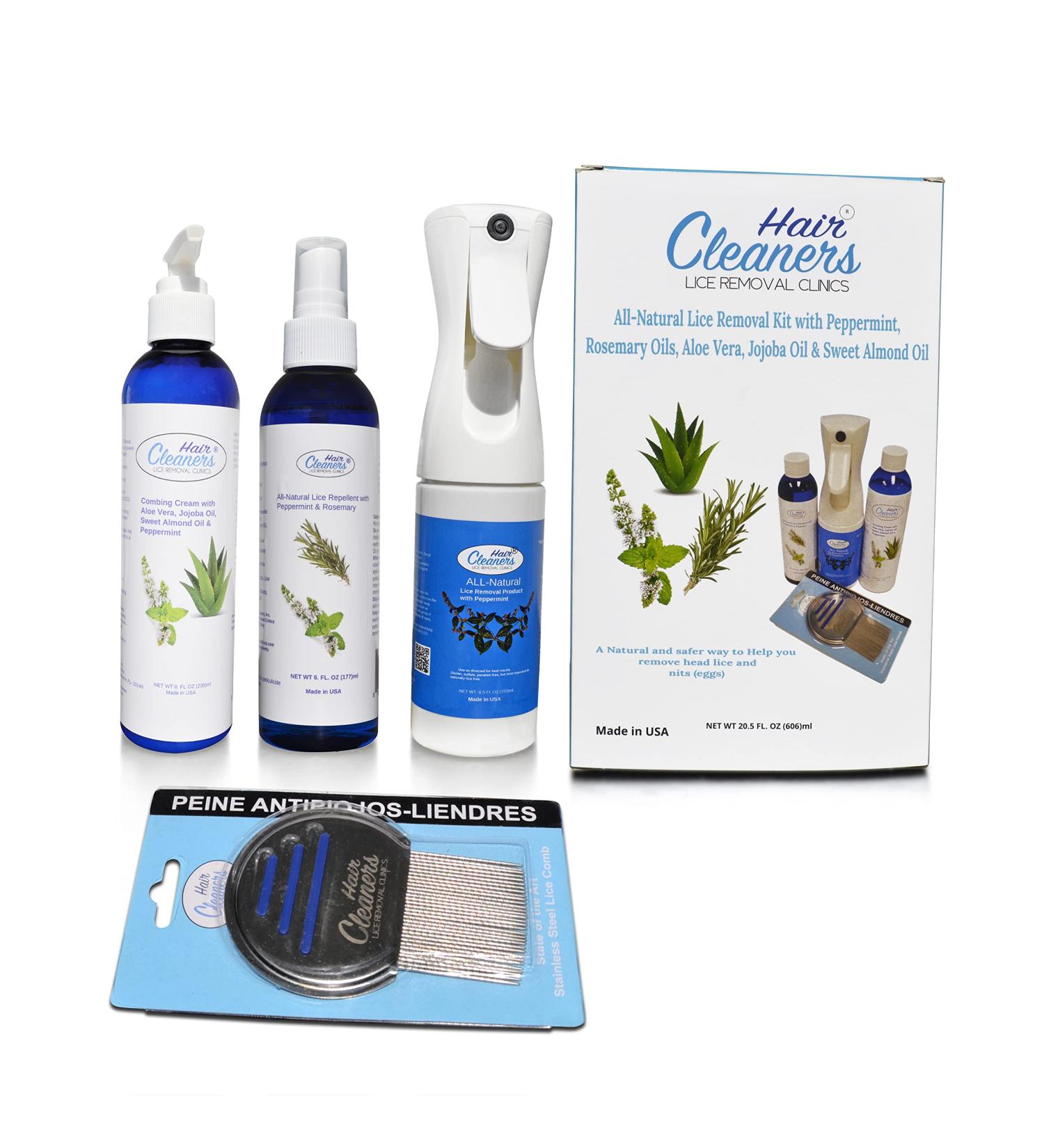 Lice Treatment Kit for Kids & Adults | Complete Prevention Set with Comb, Cream & Repellent - Buy Online on GoSupps.com