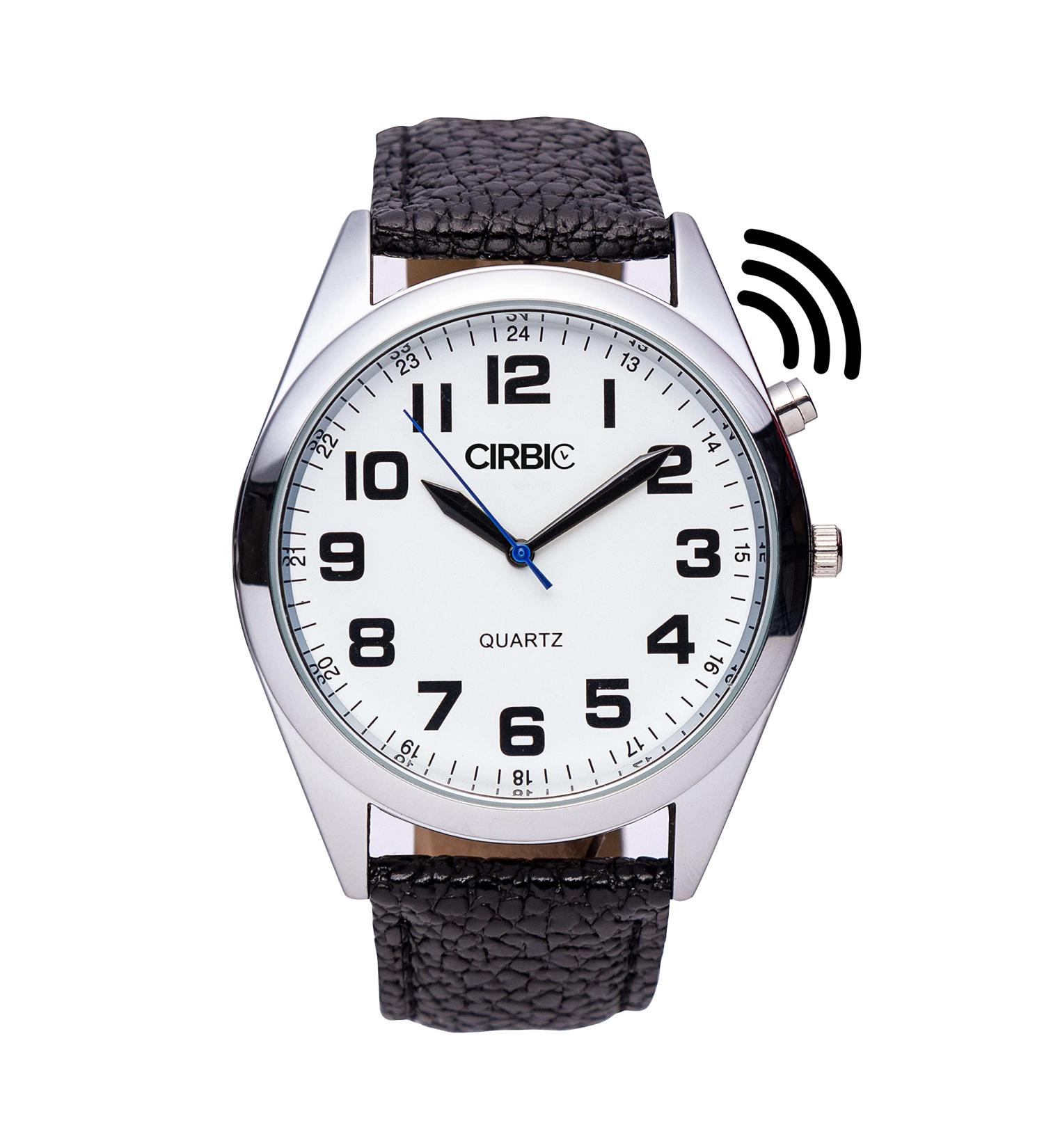 Large Clear Voice Talking Watch for Blind, Visually Impaired, Elderly - Black - Buy Online on GoSupps.com