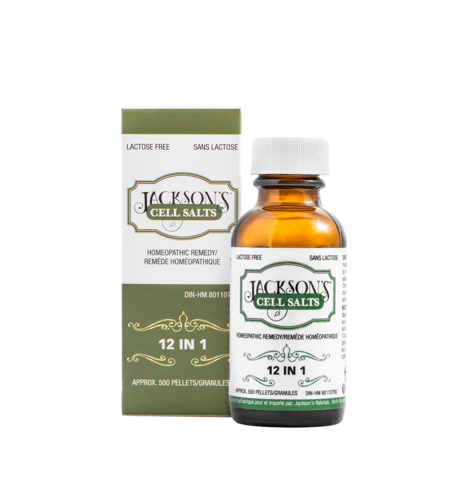 Buy Jackson's 12-in-1 Cell Salt (500 Pellets Size 30) | Certified Vegan & Lactose-Free | Best for Health & Wellness | International Shipping Available - Buy Online on GoSupps.com